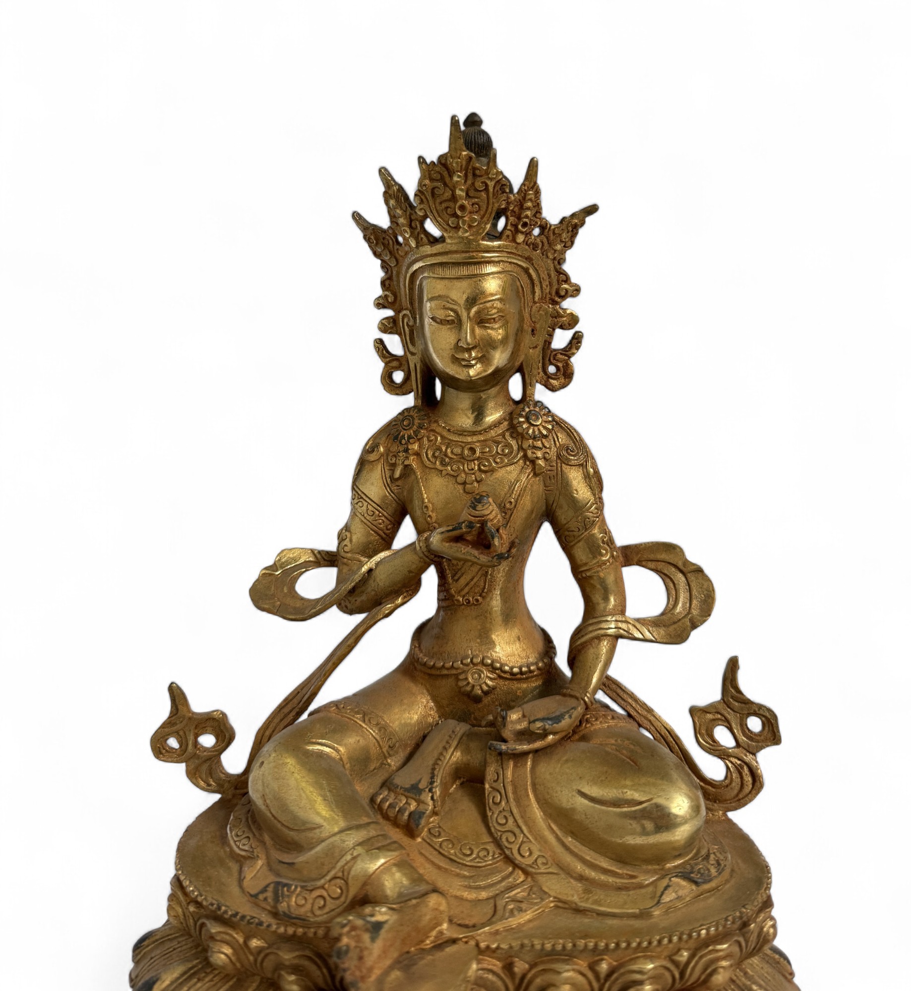 Vasudhārā Bronze Statue – Tibet/China, ca. 40–50 Jahre