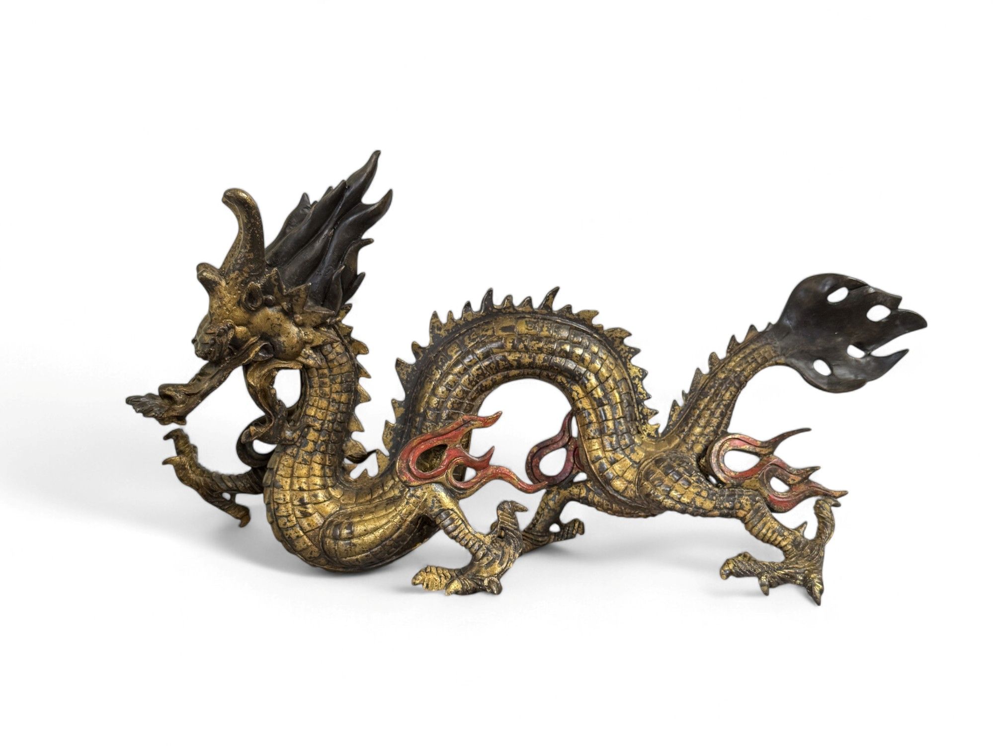 Chinesischer Kaiserdrache aus Bronze – 49 cm | 4,5 kg