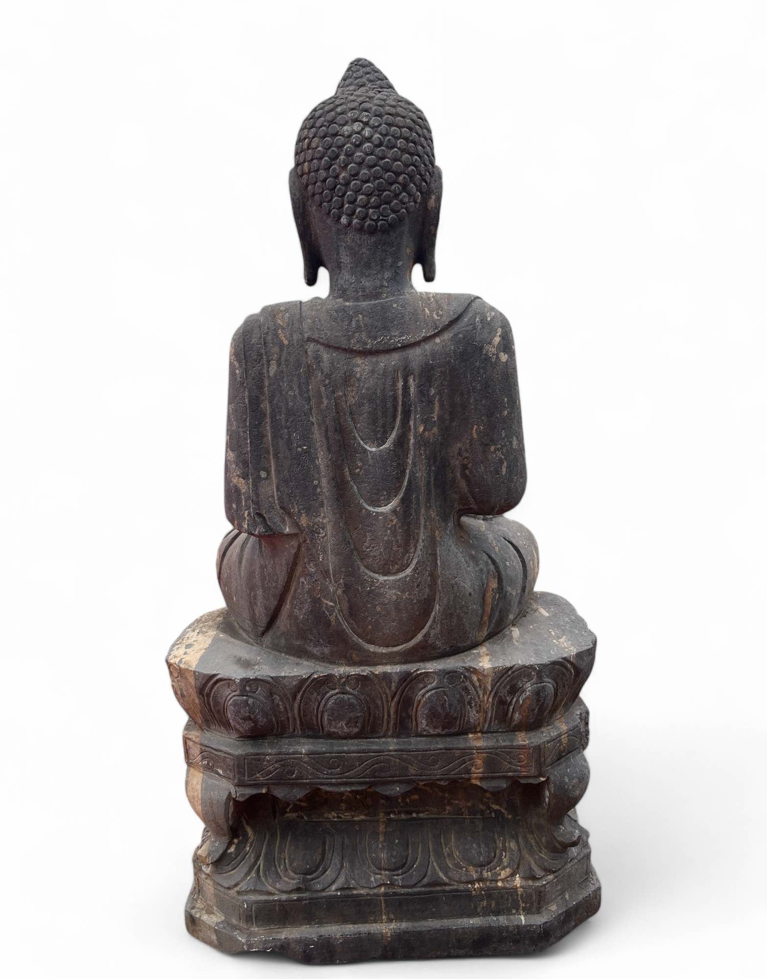 Buddha Garten Meditation Statue Naturstein Tibet - China