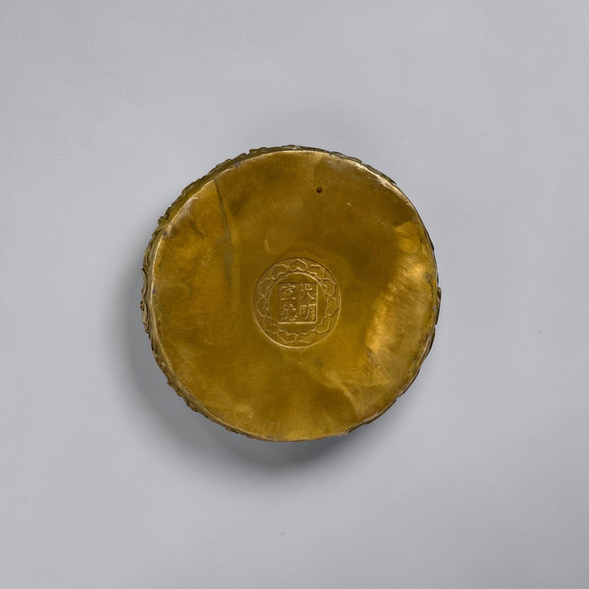 Guan Yin Bronze Figur 29cm China Statue Buch der Weisheit Alte Sammlungsstück