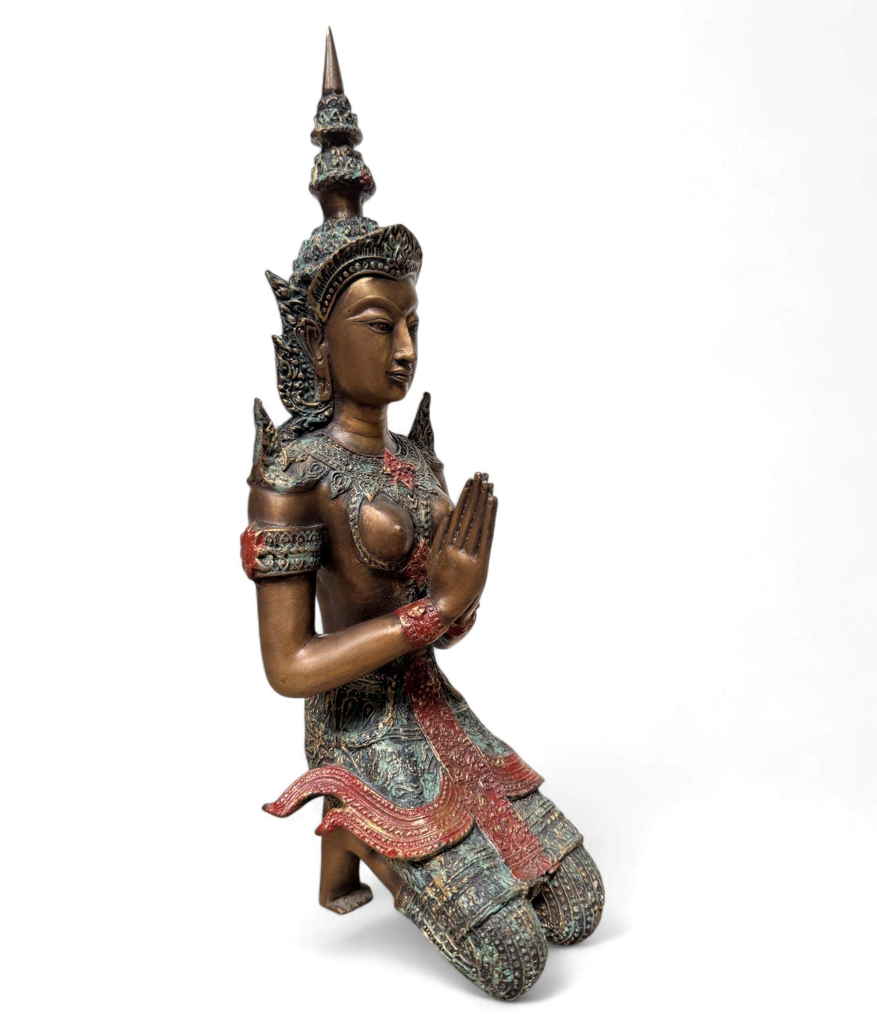 Thailand Tempelwächter Bronze Figur mythologischer Engel