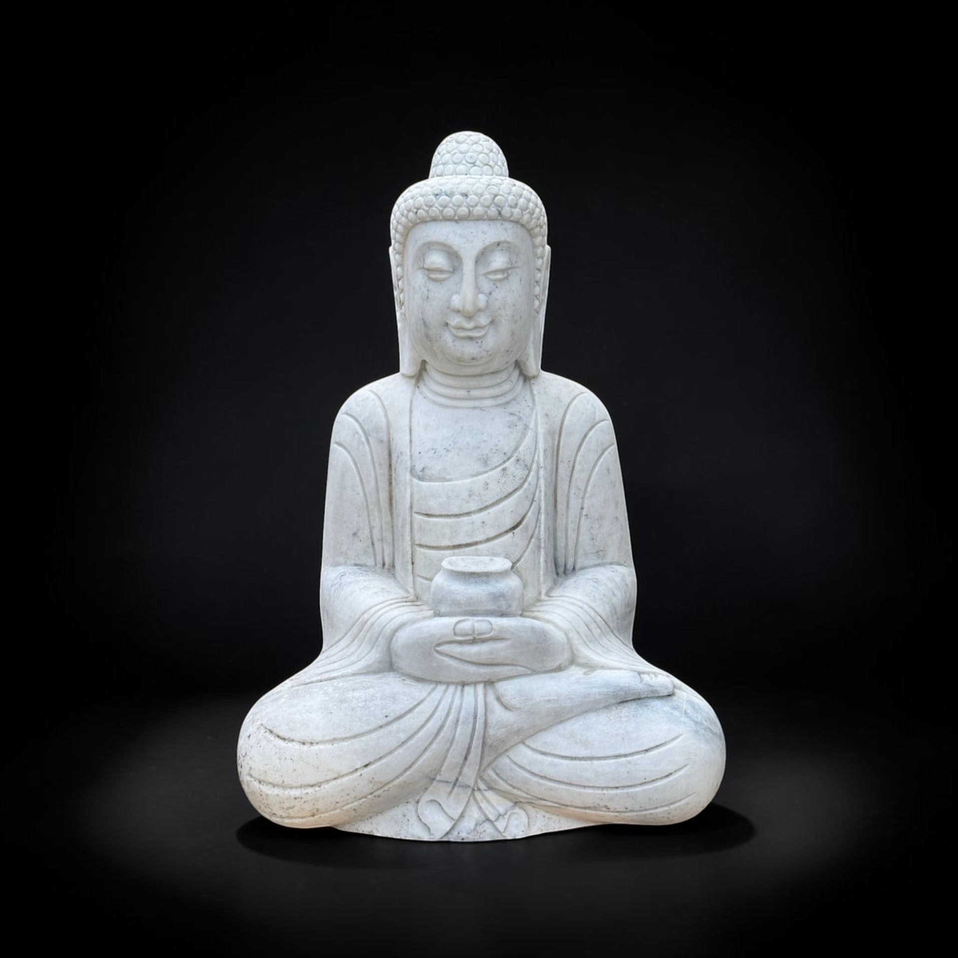 Garten Buddha Skulptur Marmor Stein Tibet-China Statue