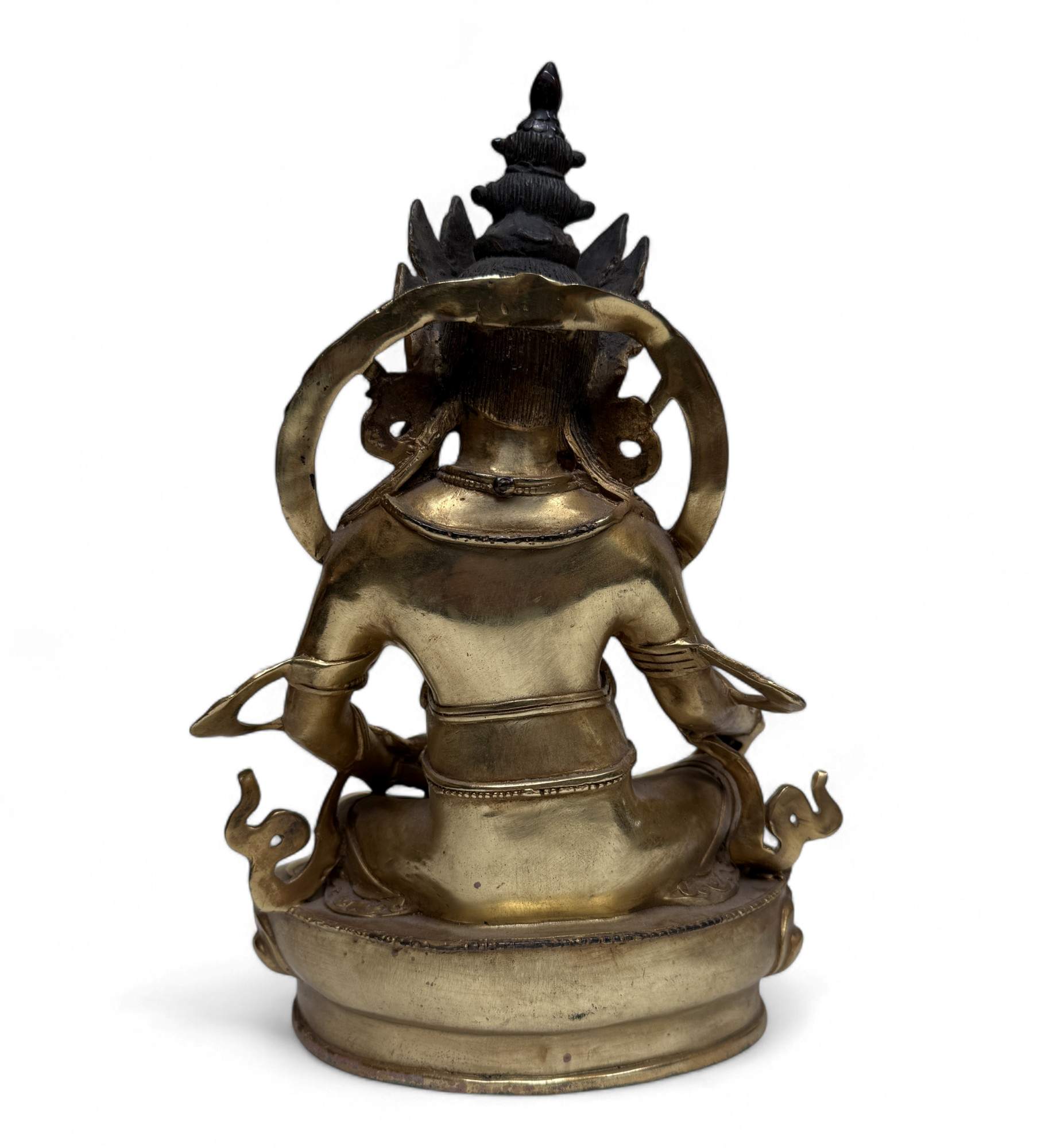 Kubera Jambhala Bronze Figur Tibet China Skulptur 29 cm groß