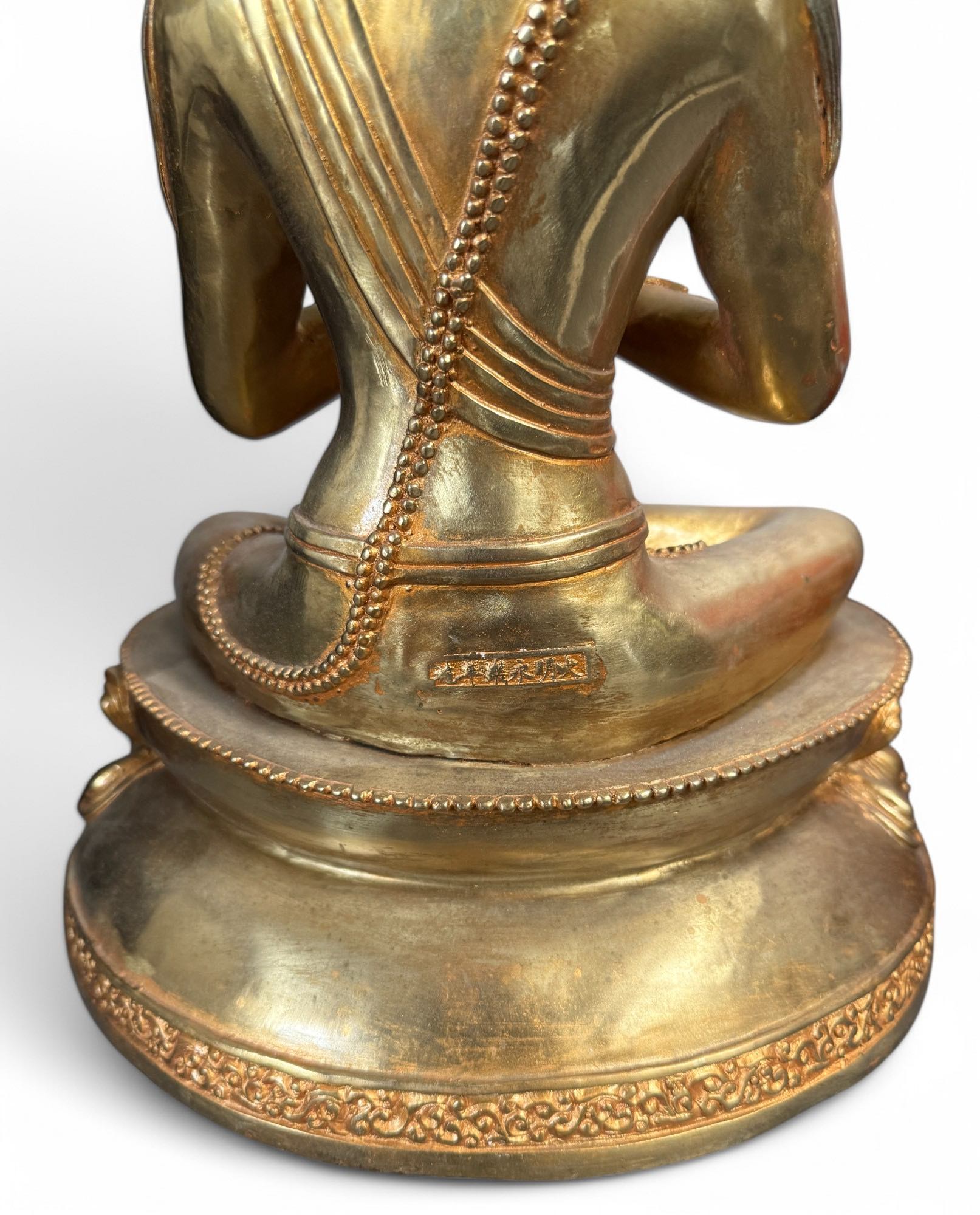 Buddha Figur Dharmachakra Mudra Bronze Skulptur 45,5 cm groß Buddha Figur Dharmachakra Mudra Bronze Skulptur 45,5 cm groß