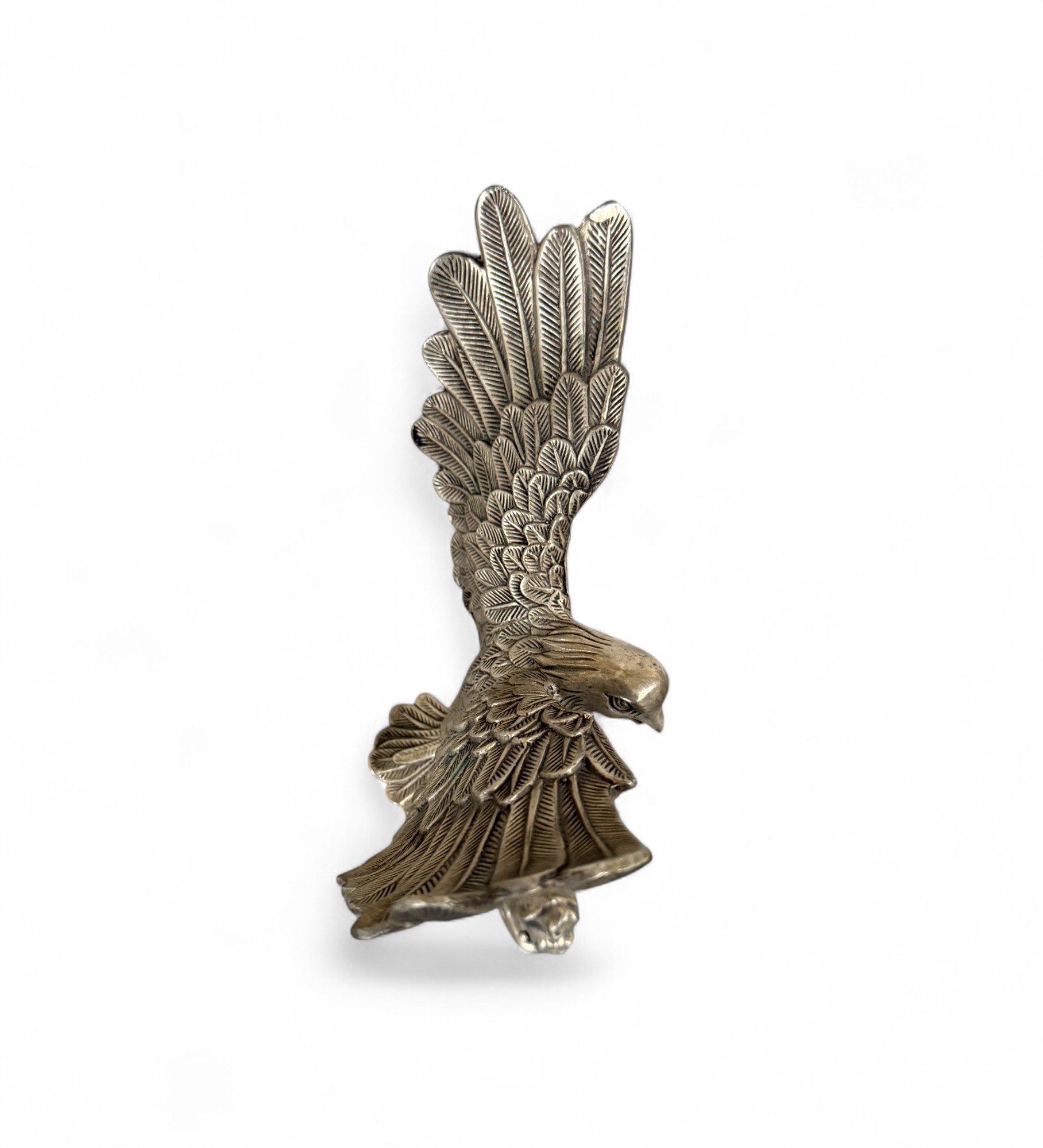 Adler Bronze Skulptur Krafttier 25 cm groß
