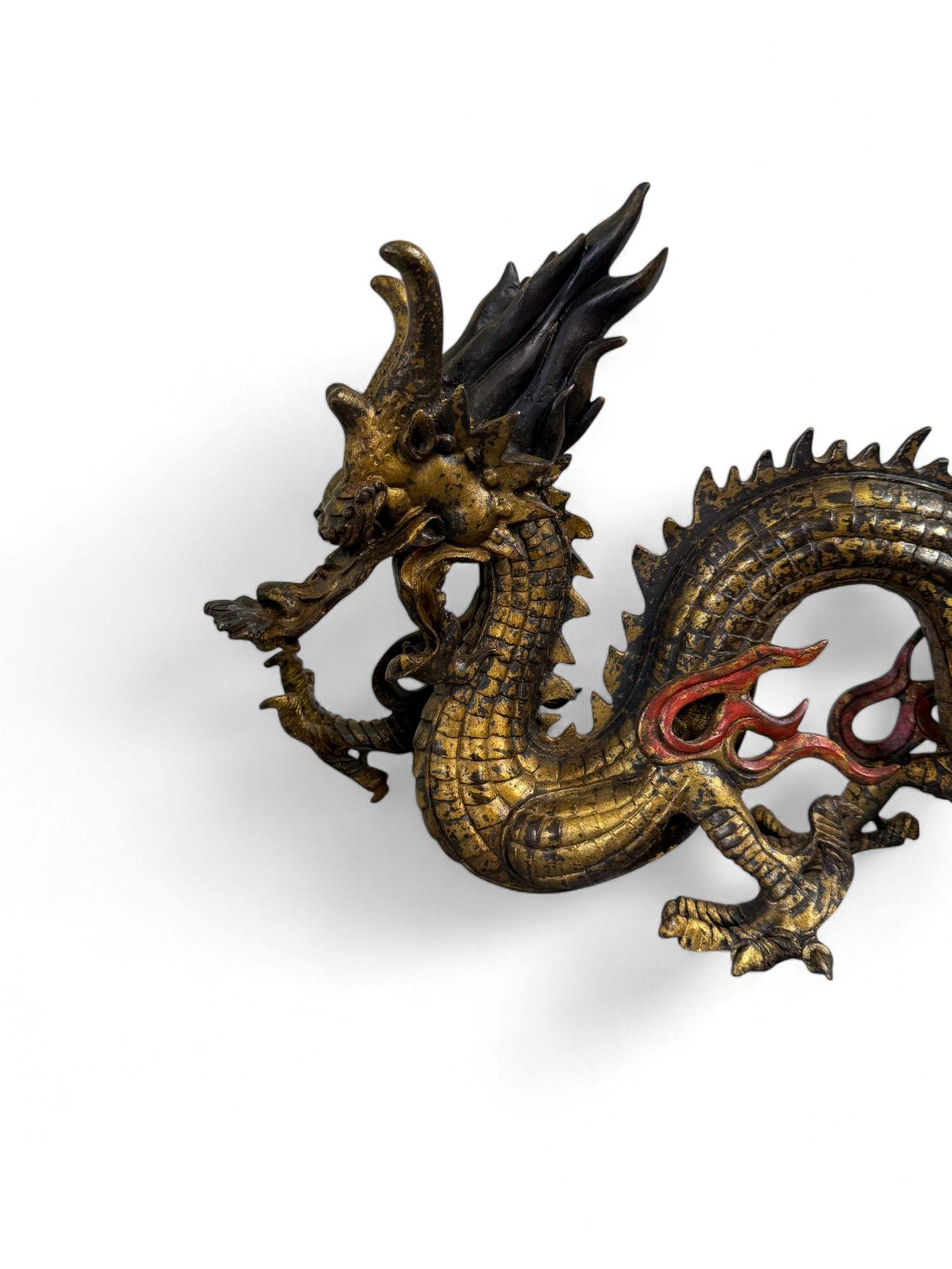 Chinesischer Kaiserdrache aus Bronze – 49 cm | 4,5 kg