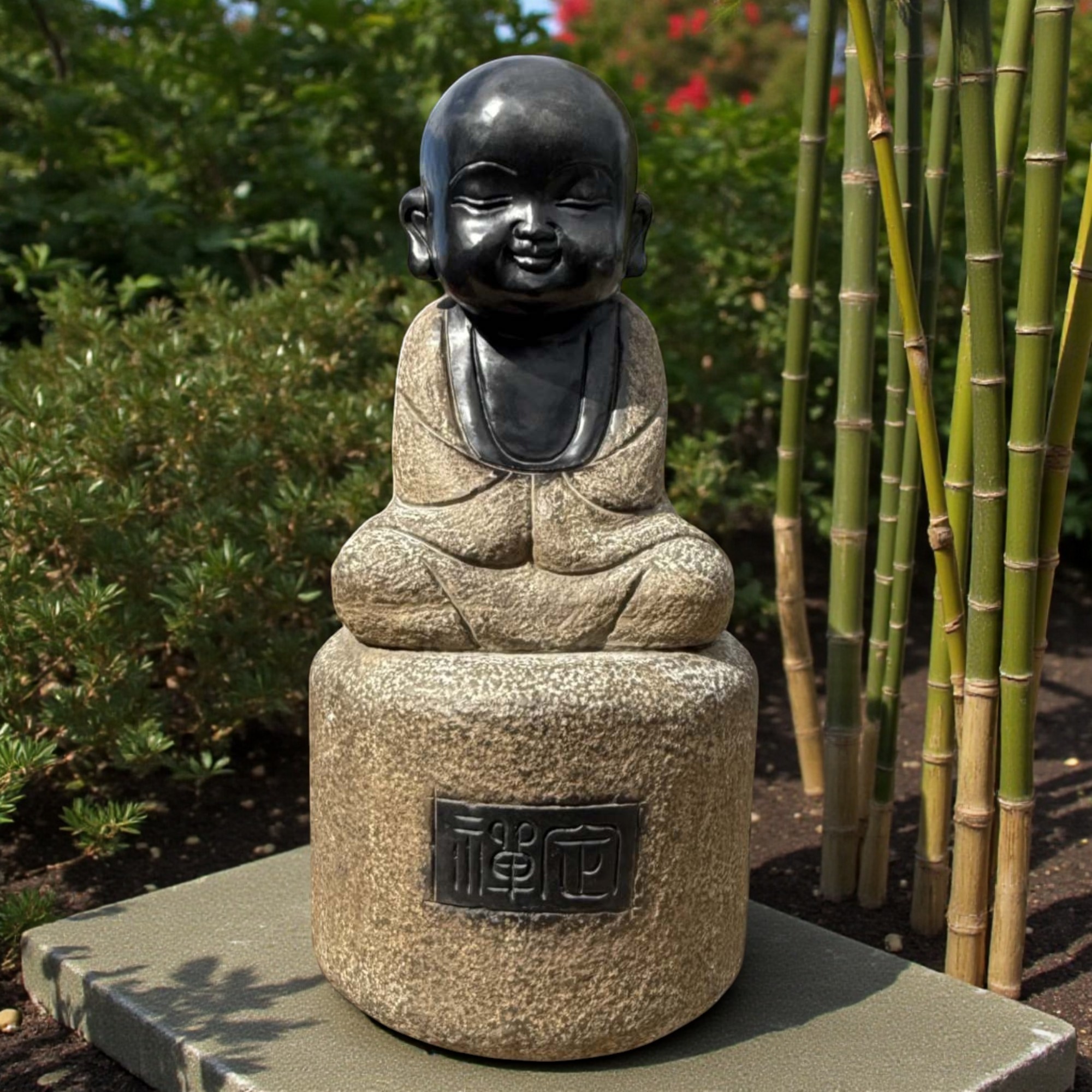 Zen Mönch Garten Figur China 62 cm groß