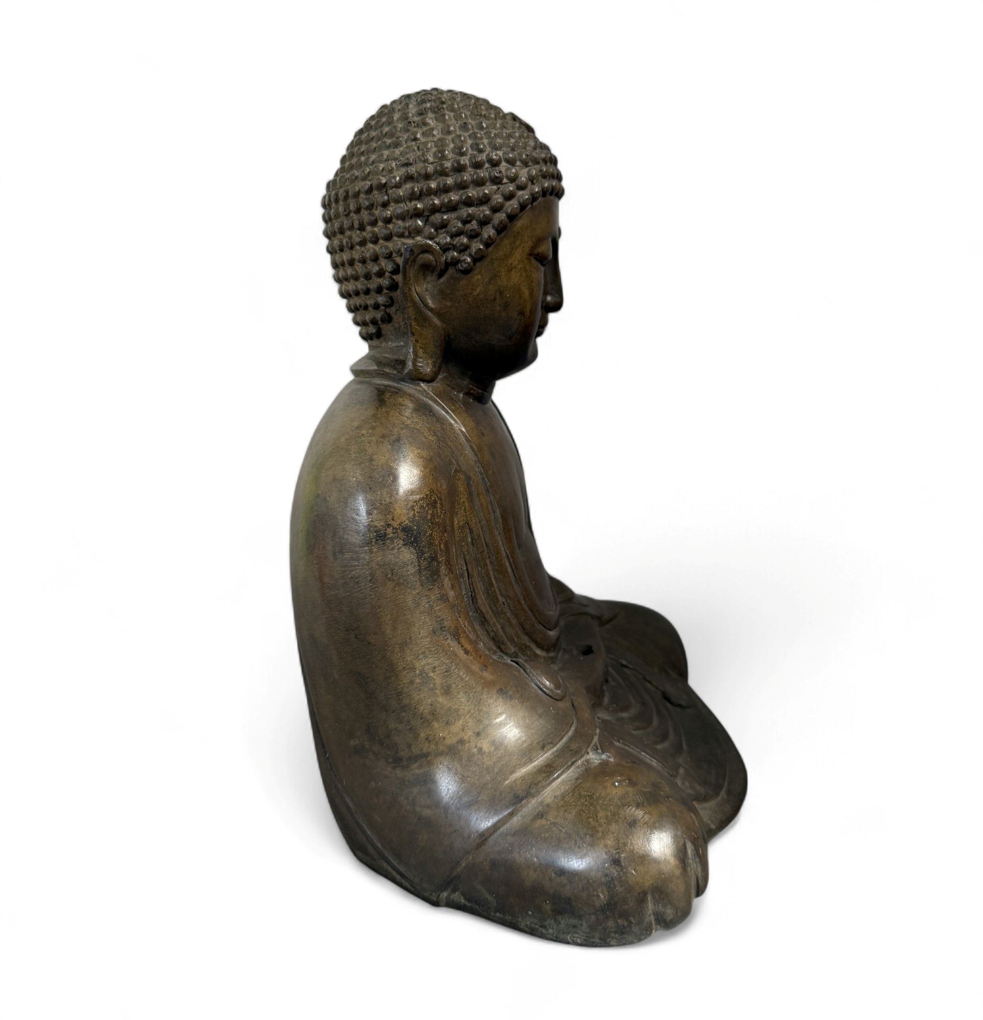 Buddha Figur Bronze Japan Kamakura Daibutsu