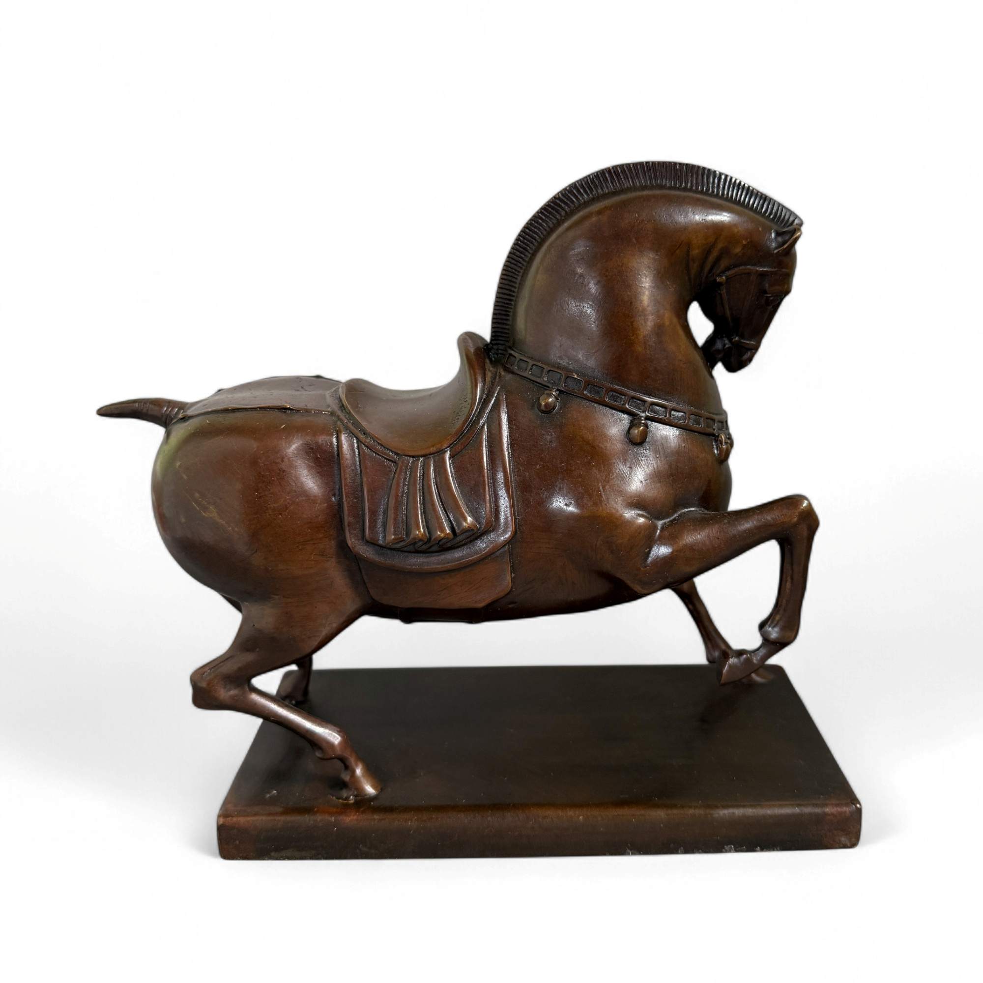 Pferde Skulptur Bronze Figur chines. Tierkreiszeichen