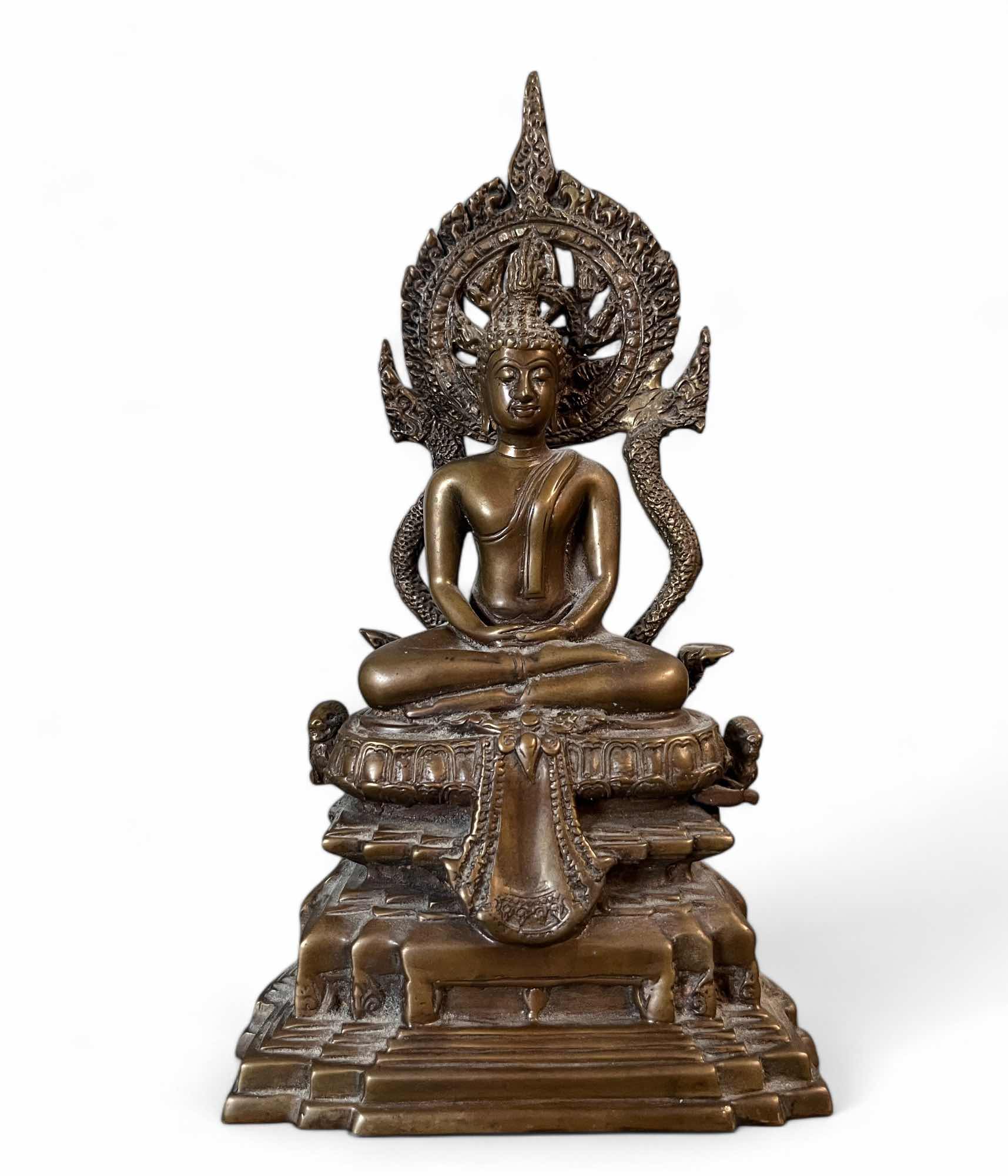 Wochentag Donnerstag Buddha Figur Bronze Thailand