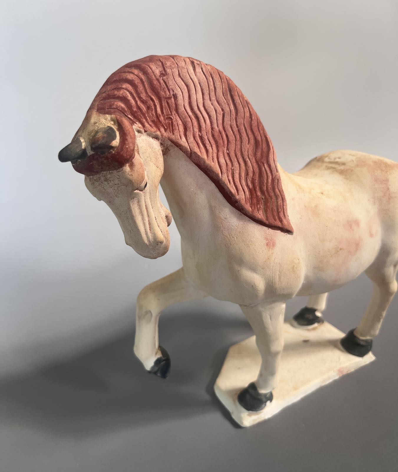 China Tang Pferd aus Terrakotta, aus Sammlernachlaß