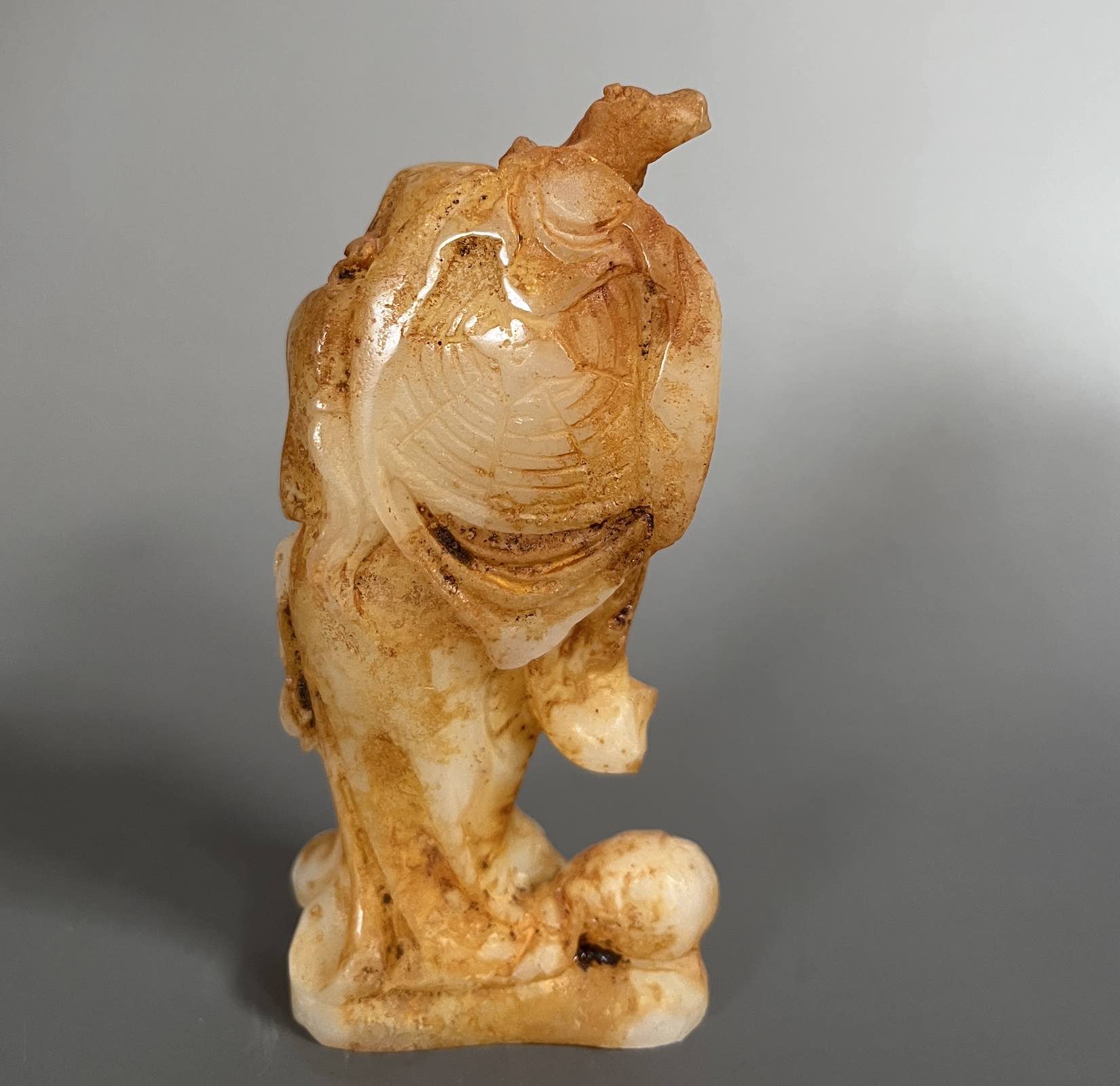 Arhat Figur China Jade Buddhismus Luohan - 13cm