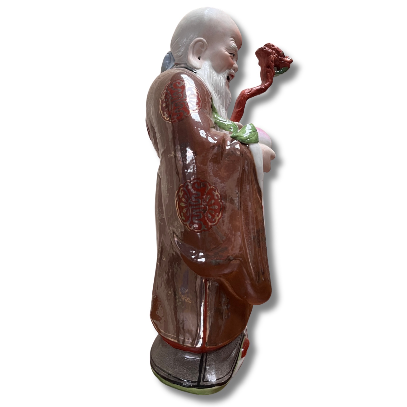 Shou Porzellan Figur China Hausgott