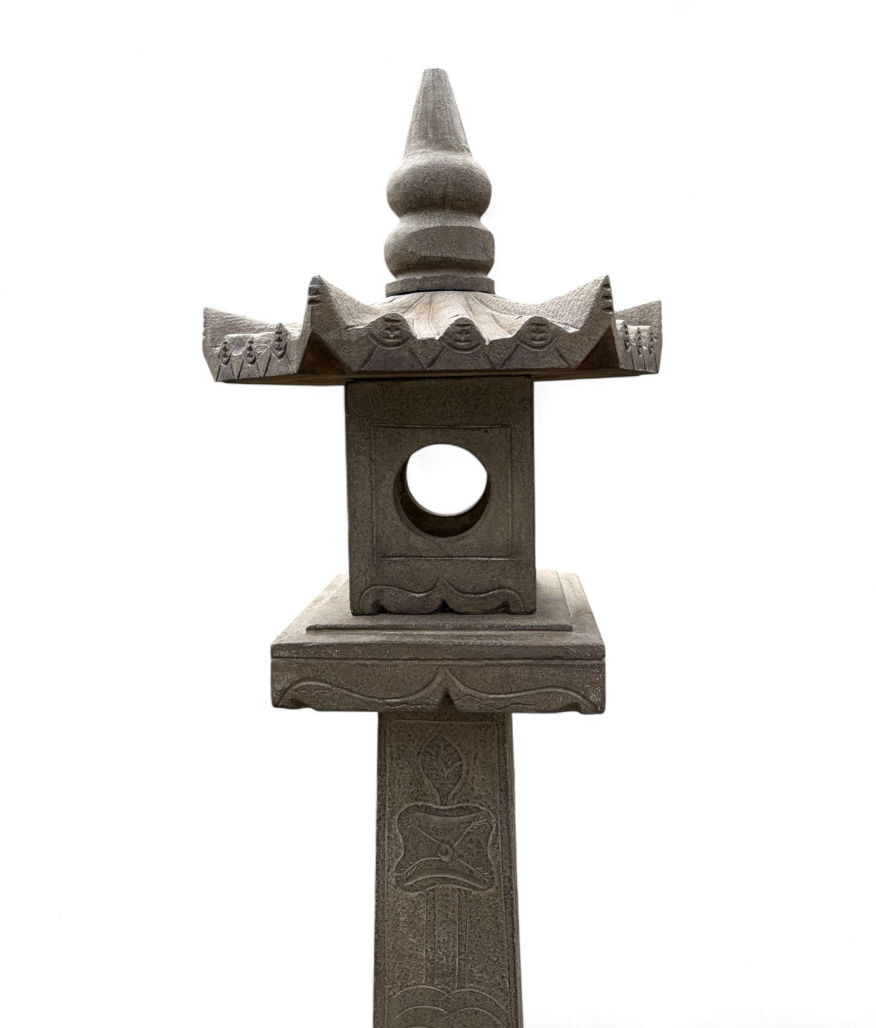 Chinesisches Geisterhaus Steinlaterne China Pagode 102 cm