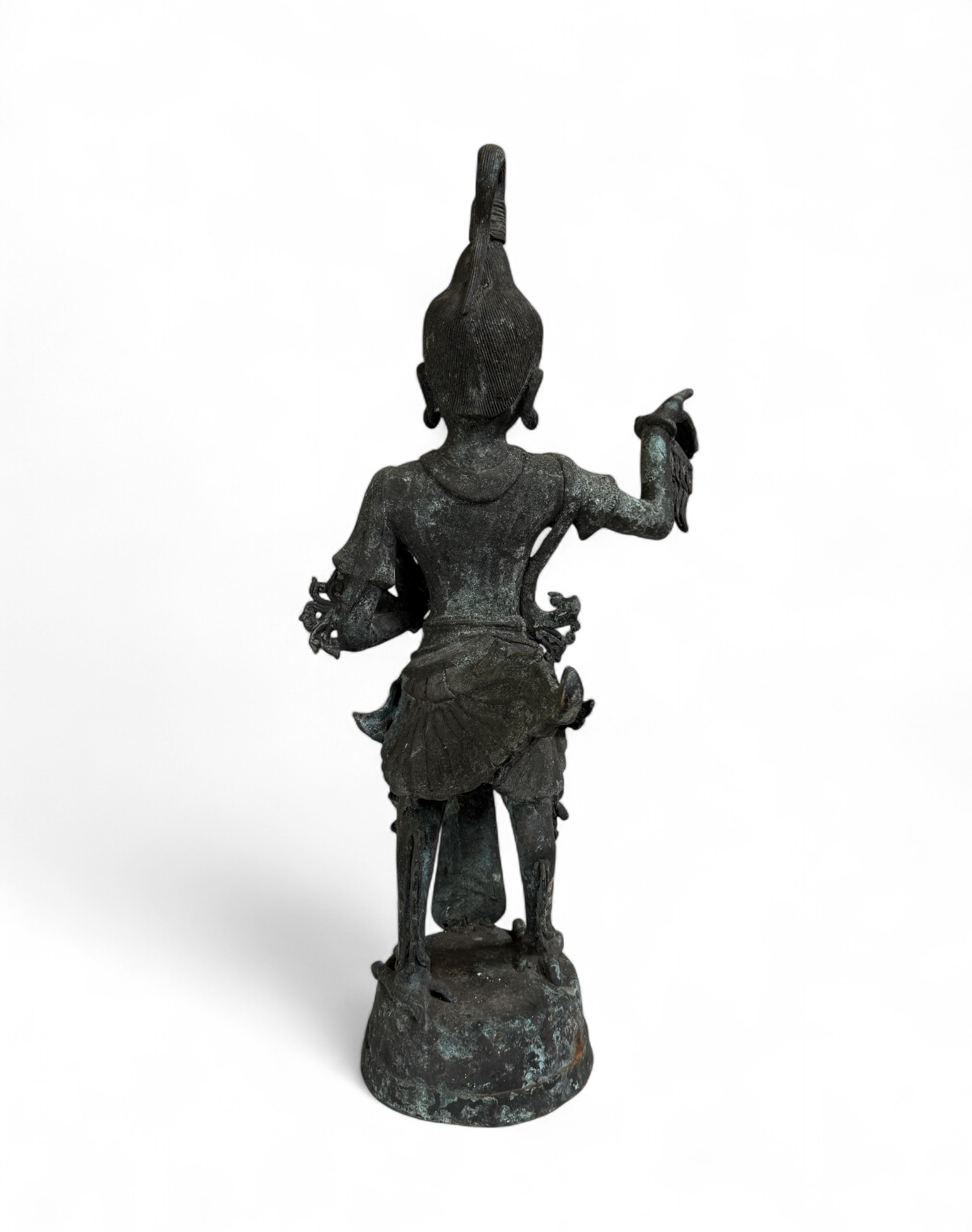 Kinnari Bronze Skulptur Burma Figur 74 cm groß Kinnari Bronze Skulptur Burma Figur 74 cm groß