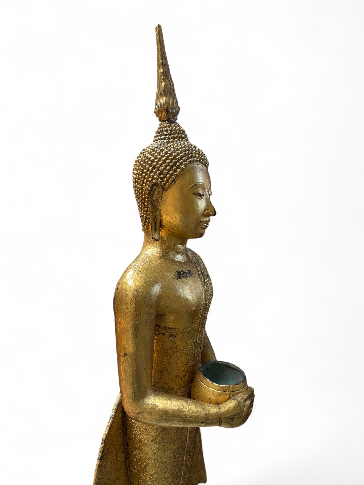 Wochentagsbuddha Mittwoch – Bronze Statue Thailand, 135 cm