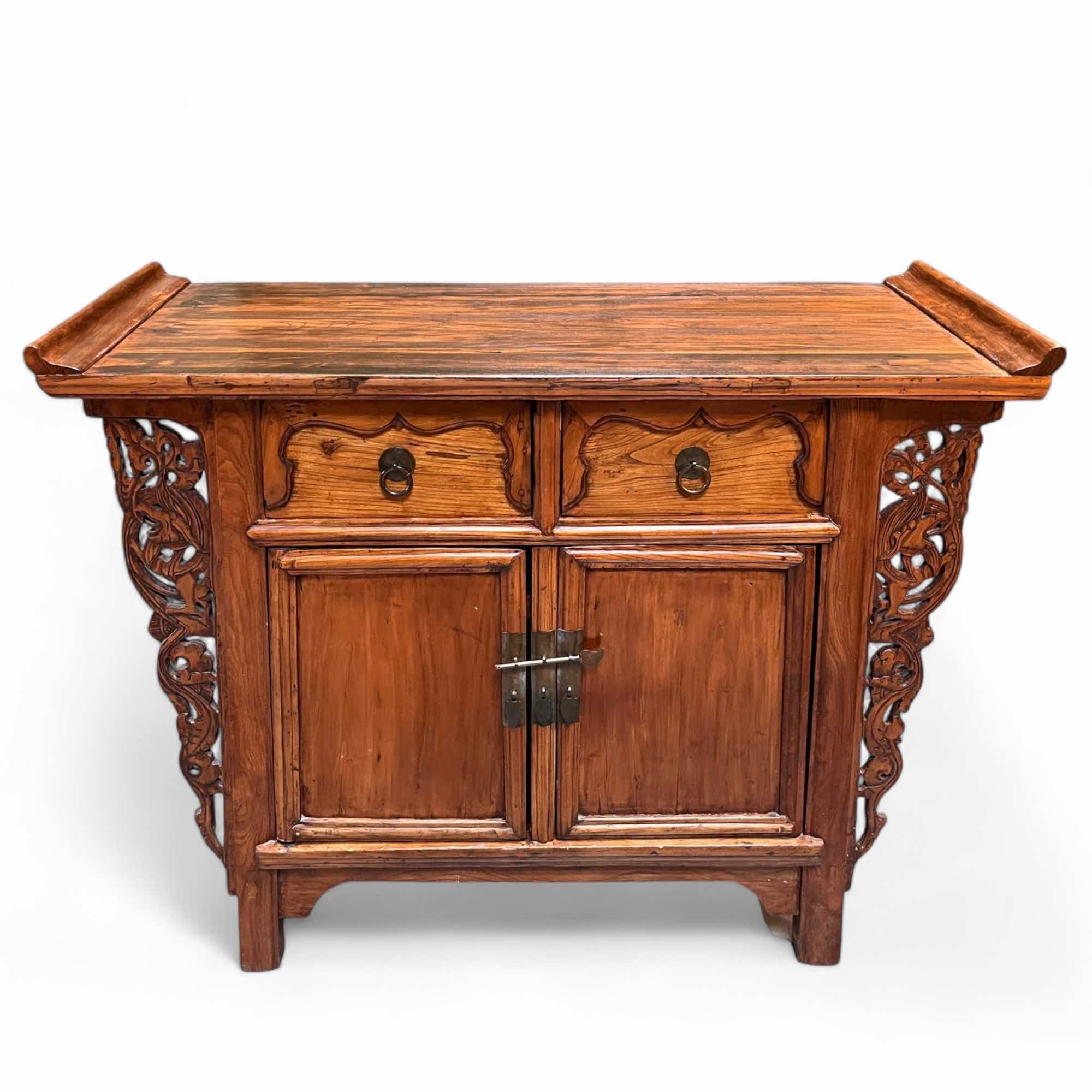 Chinesisches Sideboard aus Ulmenholz - 117cm Chinesisches Sideboard aus Ulmenholz - 117cm