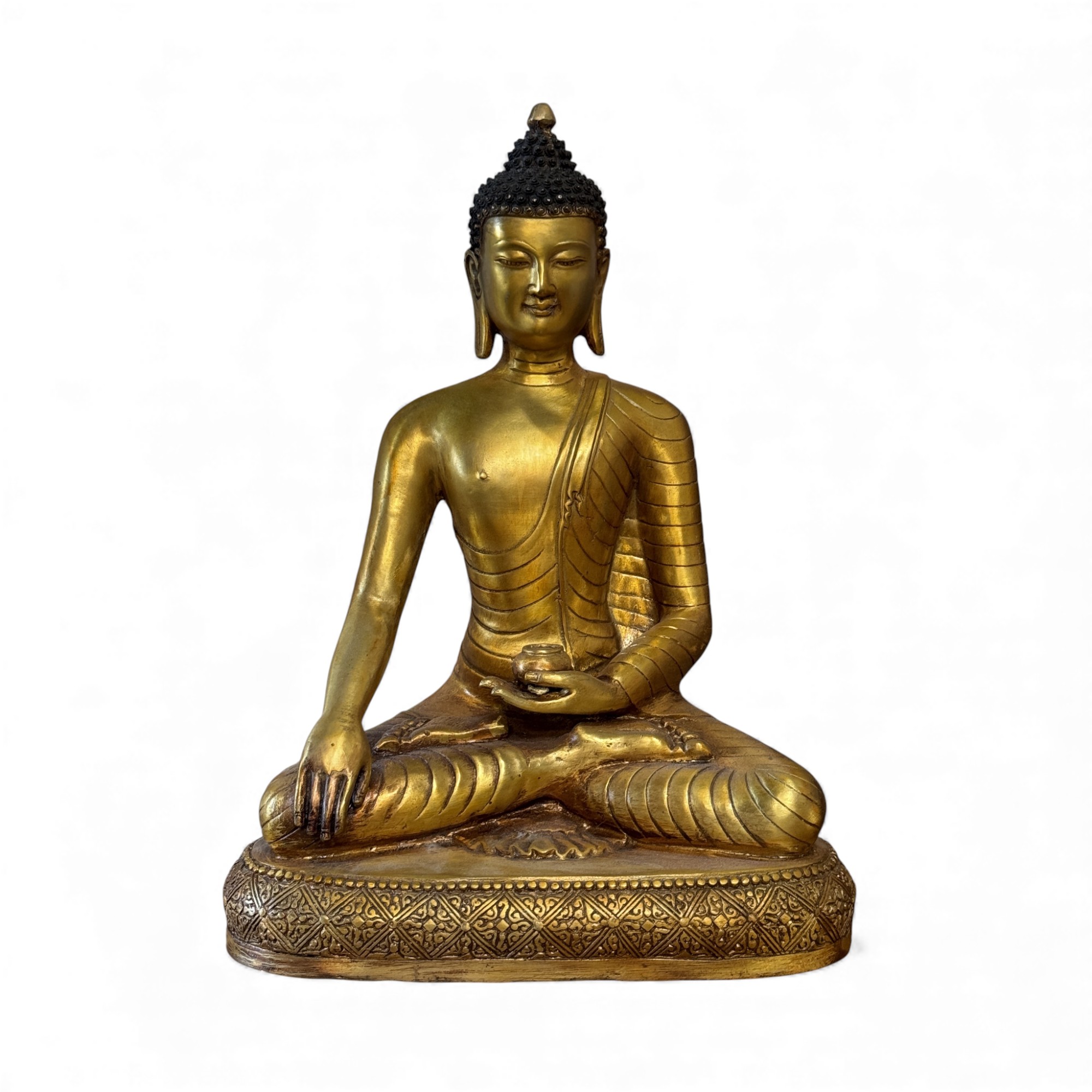 Buddha Figur Bronze Skulptur Siddharta Gautama