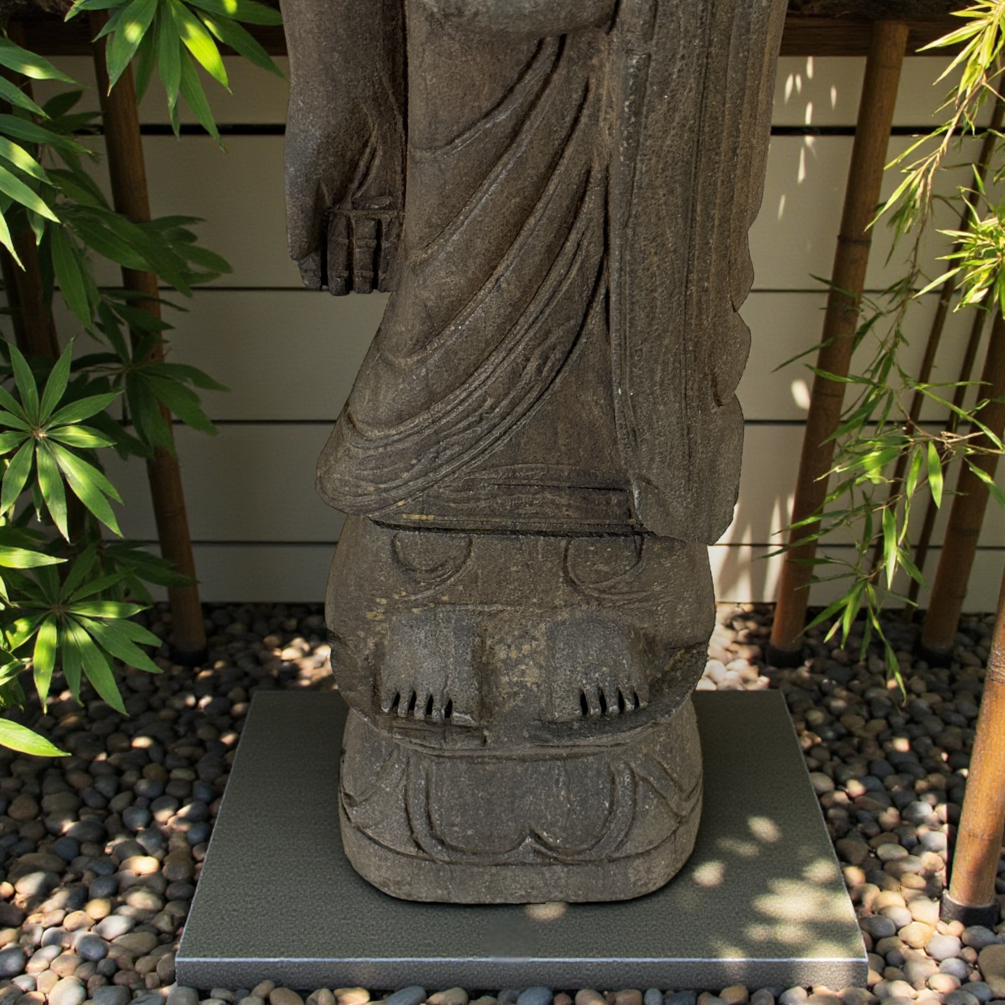 Stein Buddha Skulptur aus China für den Garten