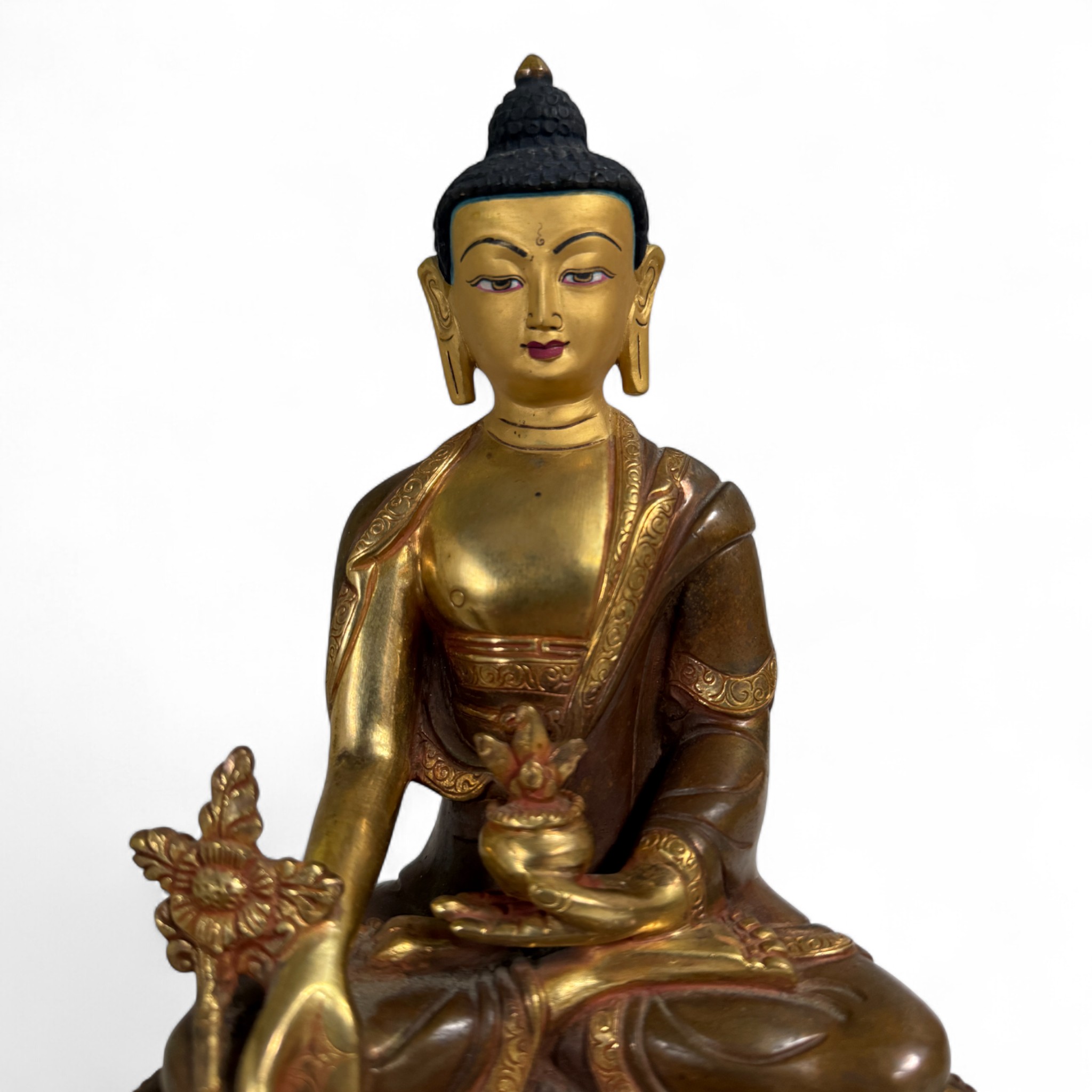 Medizin Buddha Figur - Sammlerstück Nepal