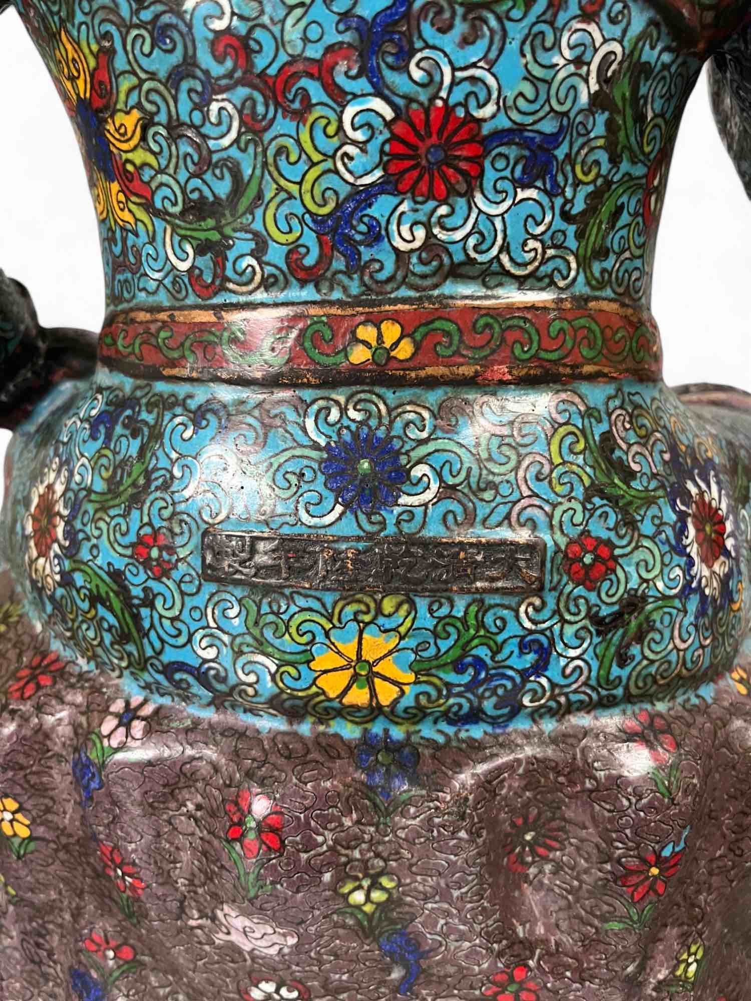 Chinesischer General Guan Yu Skulptur aus Bronze