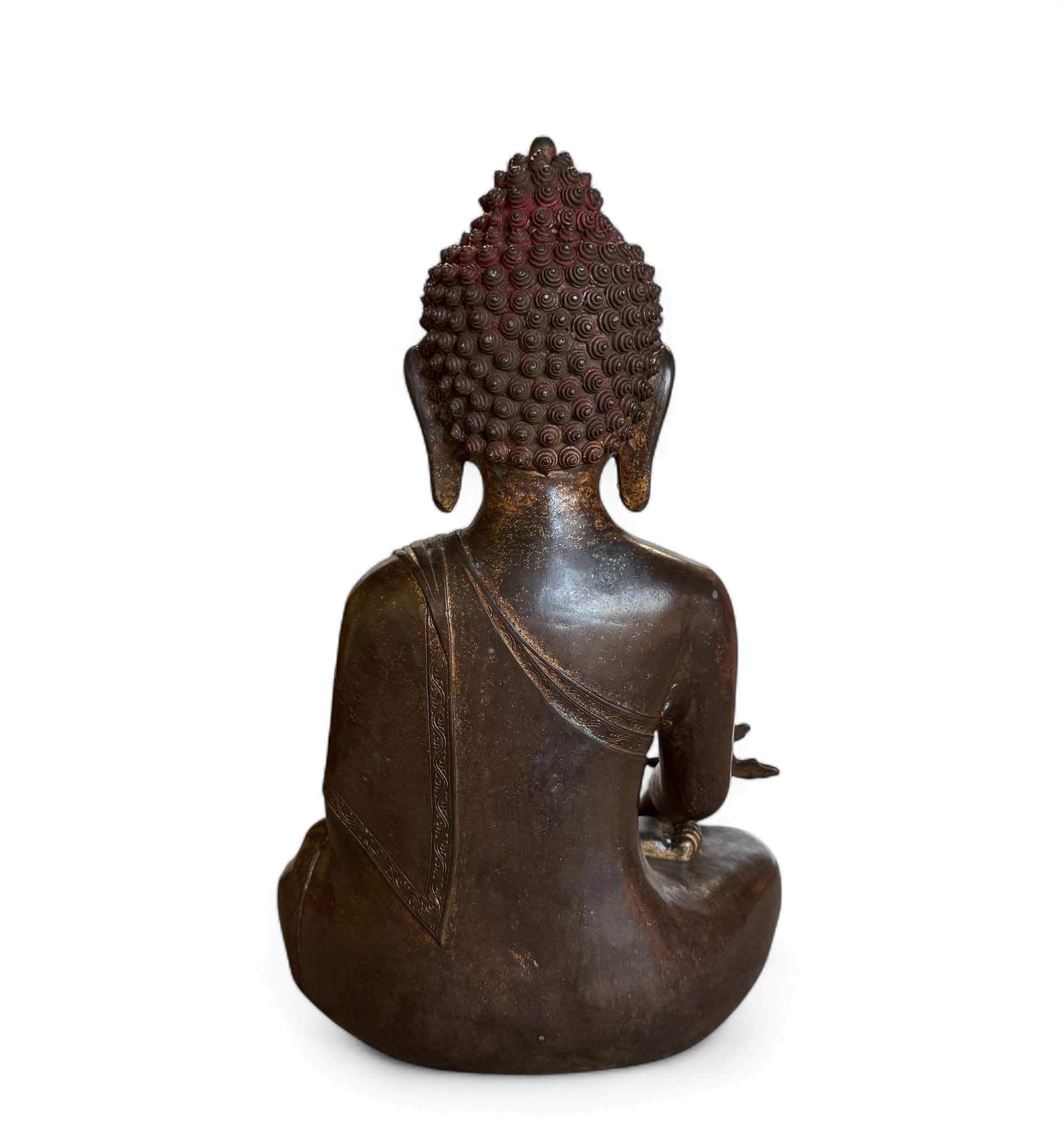 Medizin Buddha Figur Bronze Tibet China - 43 cm groß