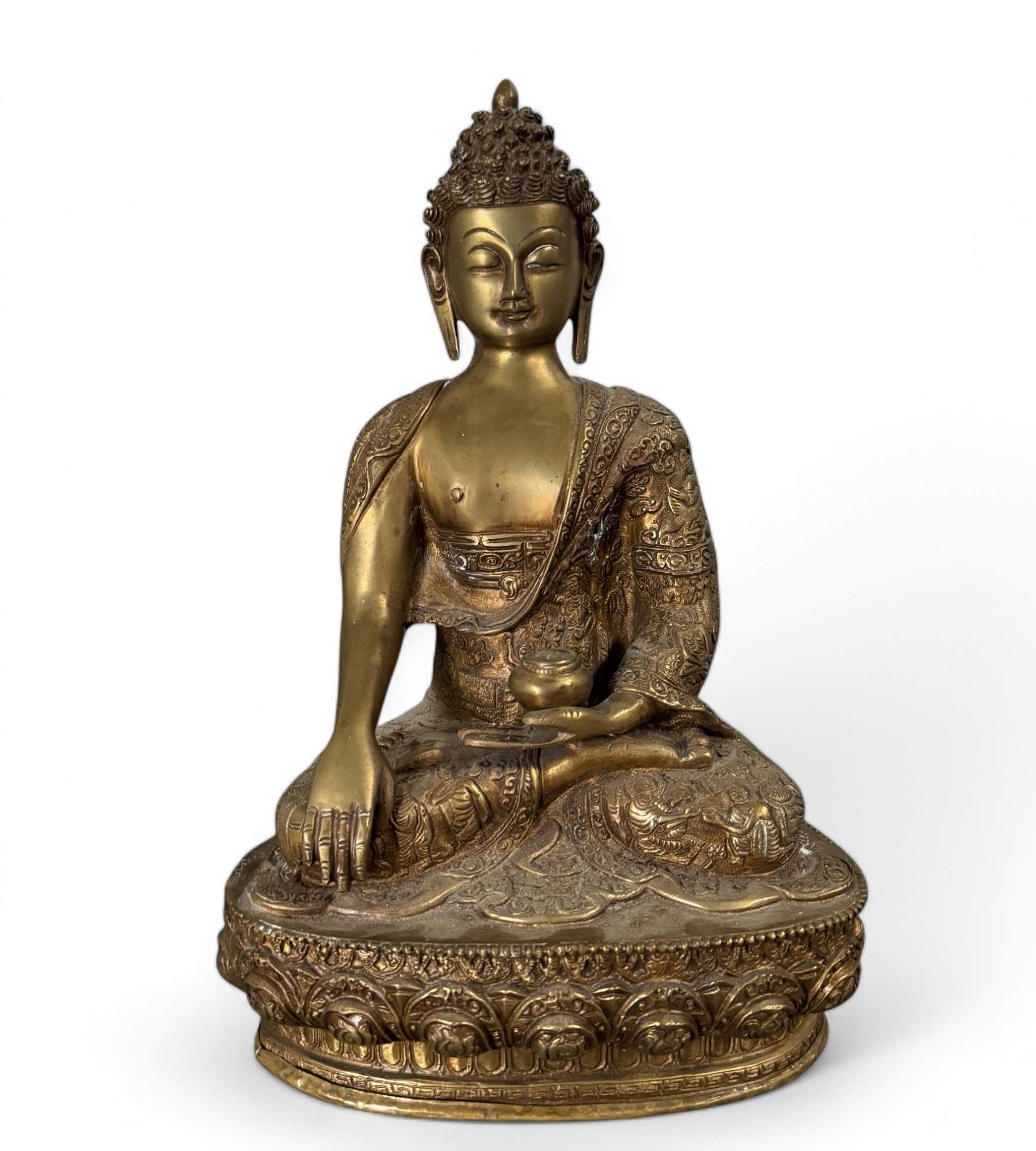 Siddharta Gautama Buddha Figur aus Bronze Nepal / Indien Siddharta Gautama Buddha Figur aus Bronze Nepal / Indien