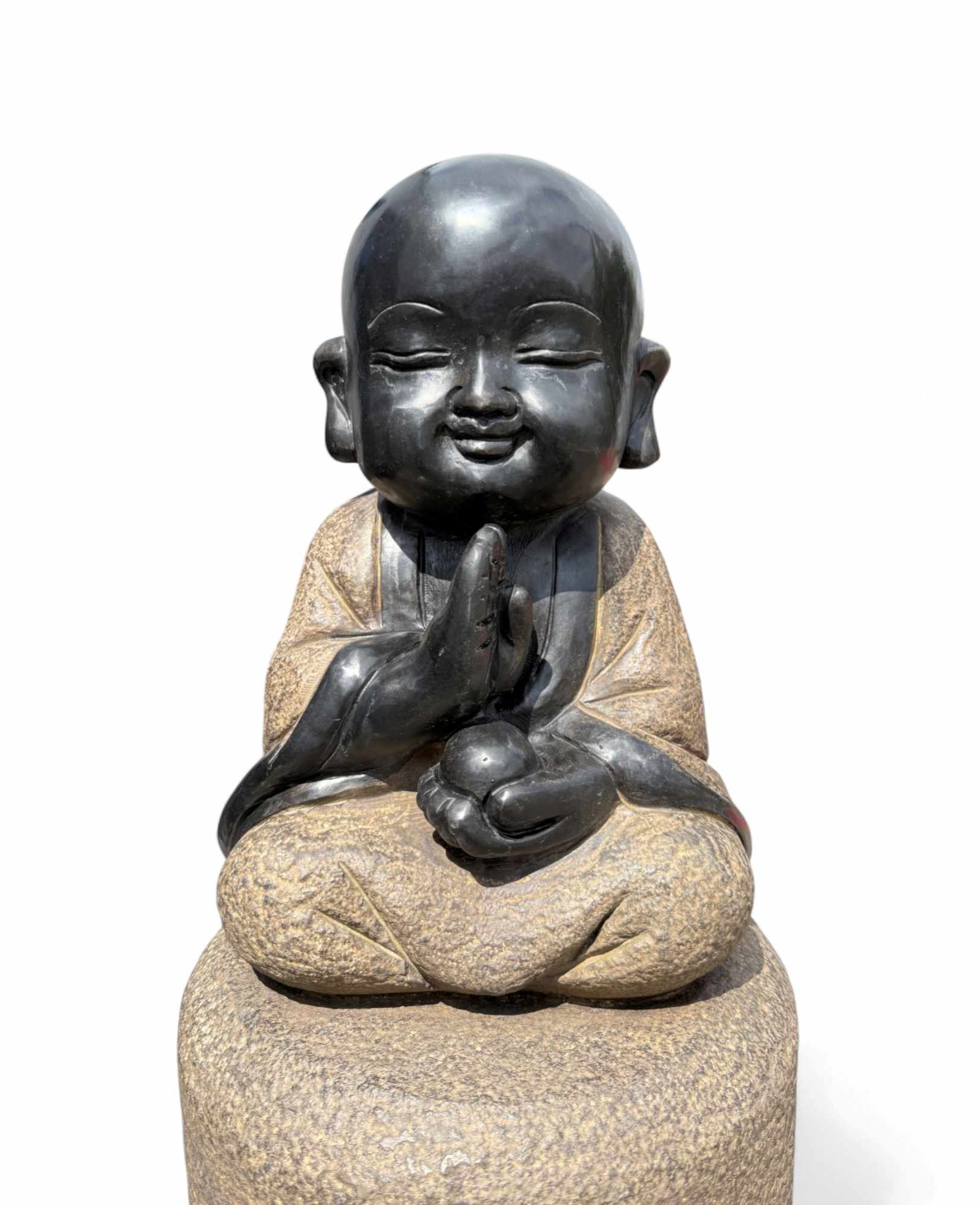 Zen Mönch Garten Figur China 62 cm groß