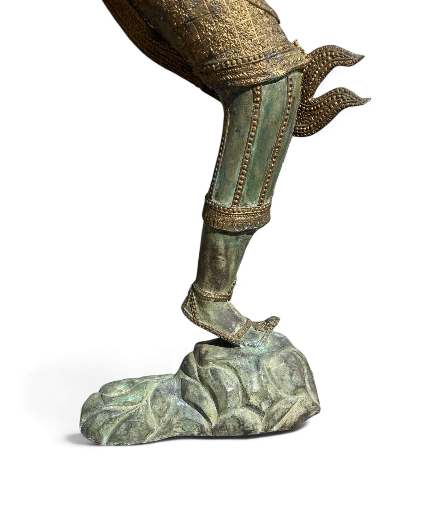 Thailändische Rama Bronze Statue Avatur Vishnus 166 cm groß