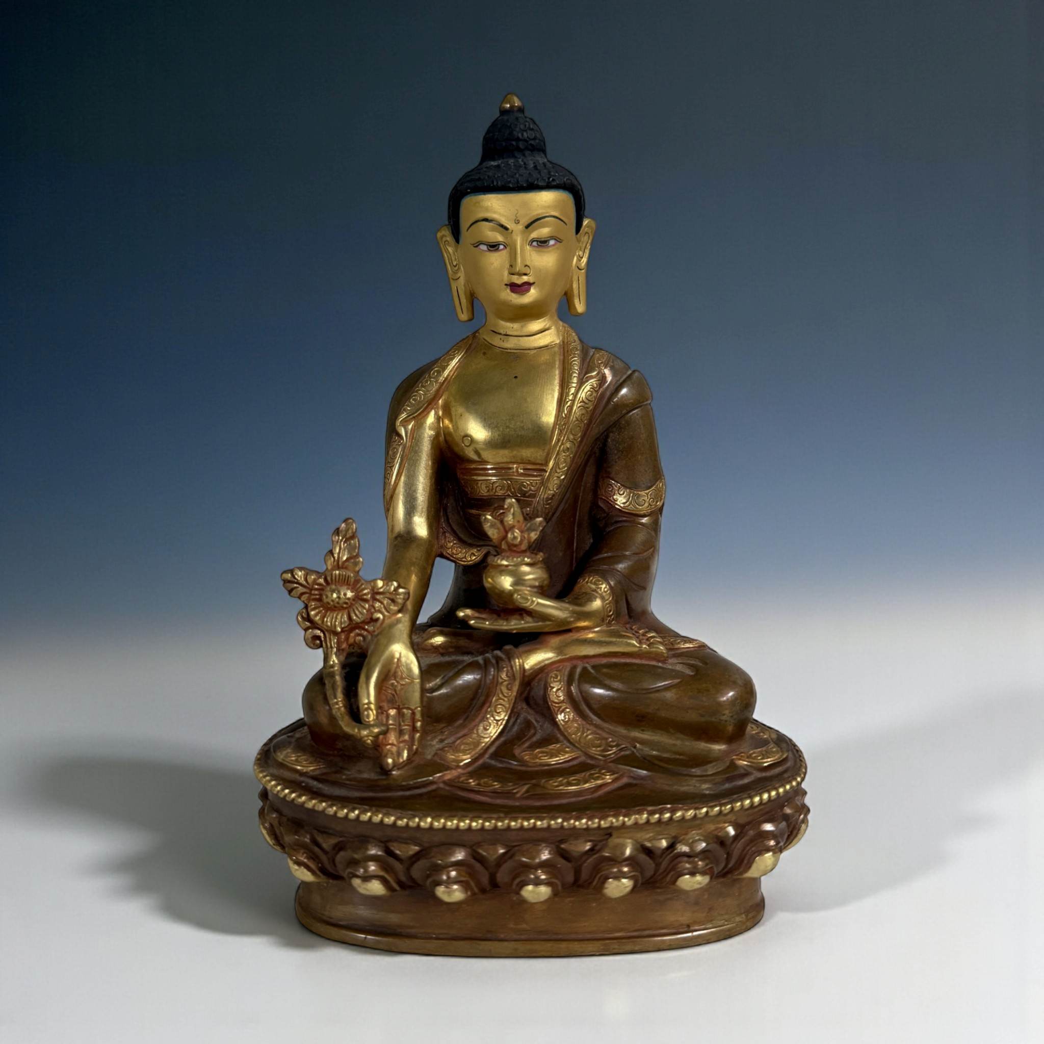 Medizin Buddha Figur - Sammlerstück Nepal Medizin Buddha Figur - Sammlerstück Nepal