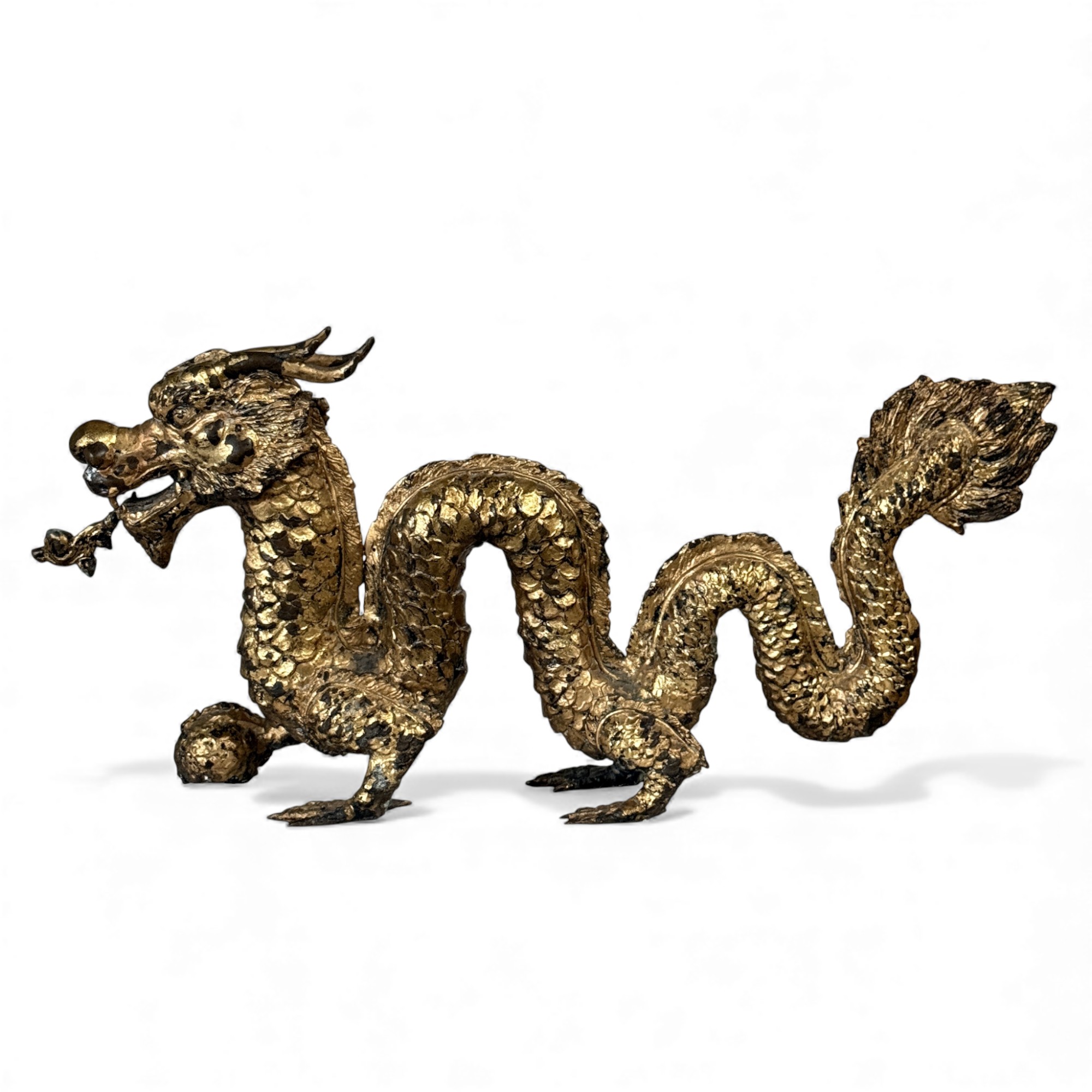 Chinesischer Bronze Drache 54 cm lang