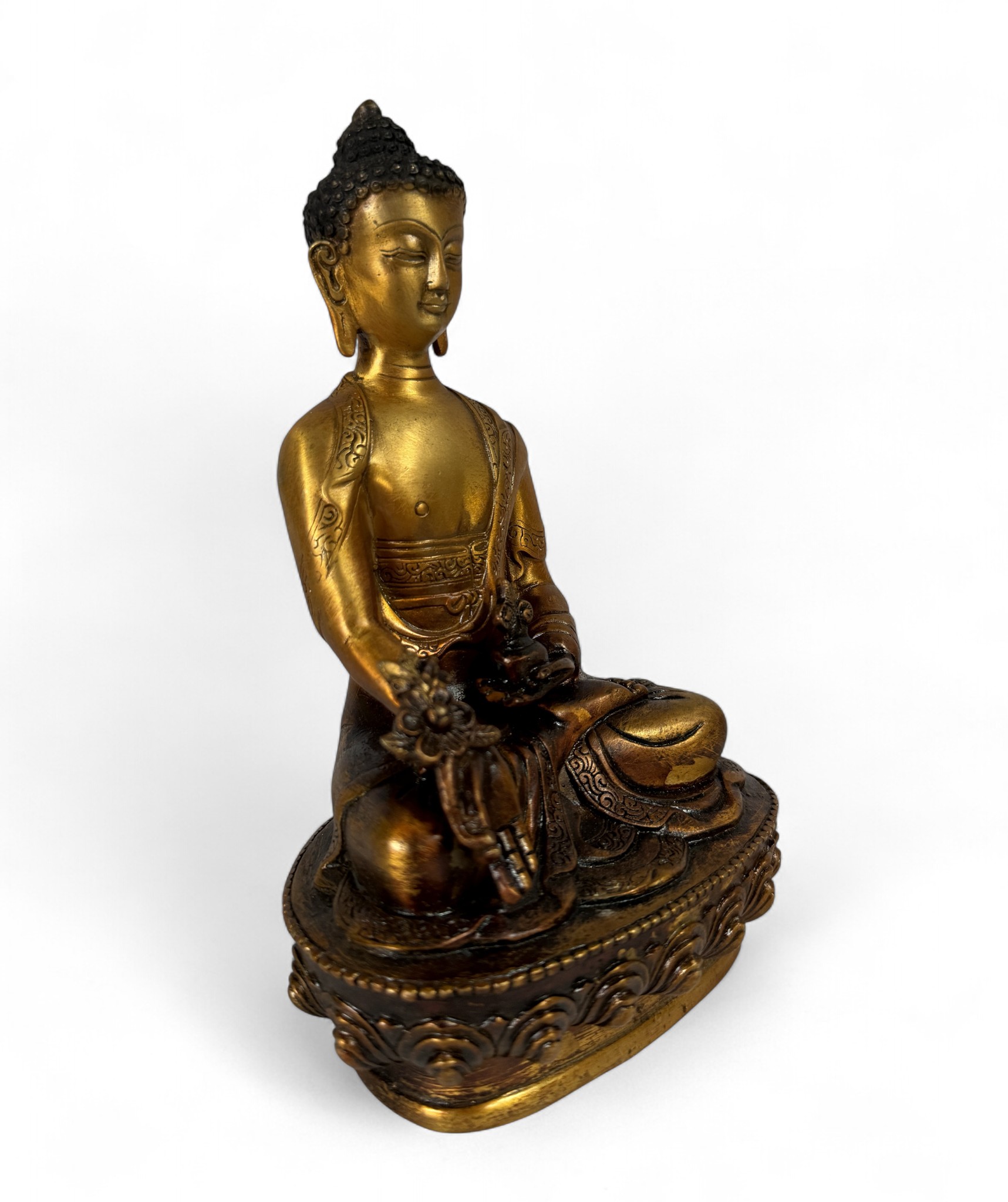 Medizin Buddha Figur Bronze 20 cm
