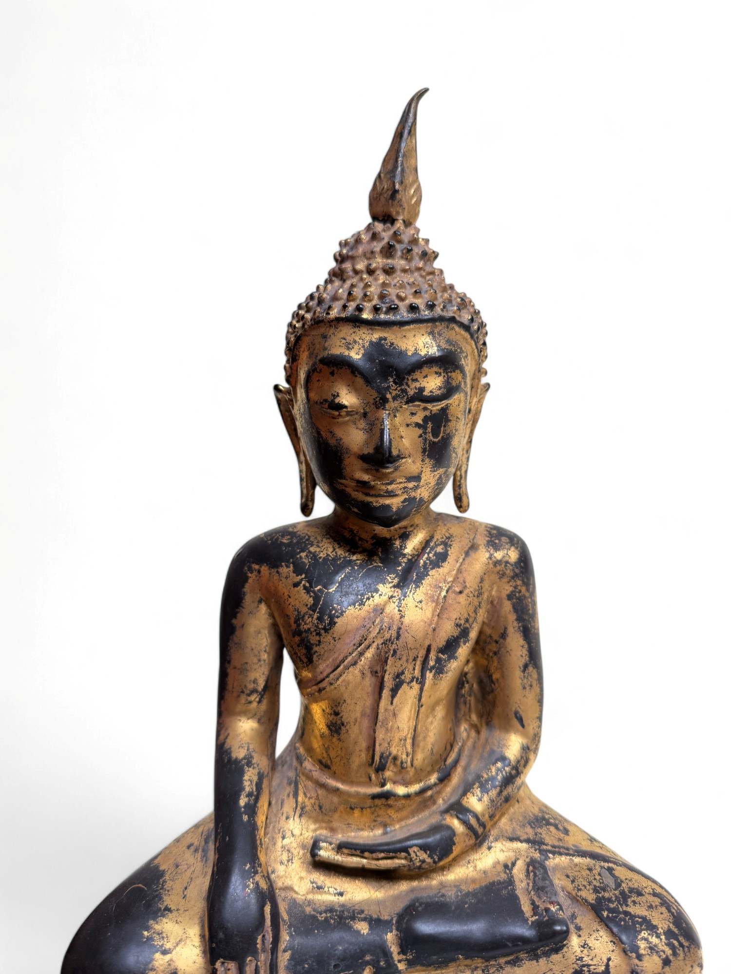Buddha Figur Bronze Thailand Sukhothai - 43cm