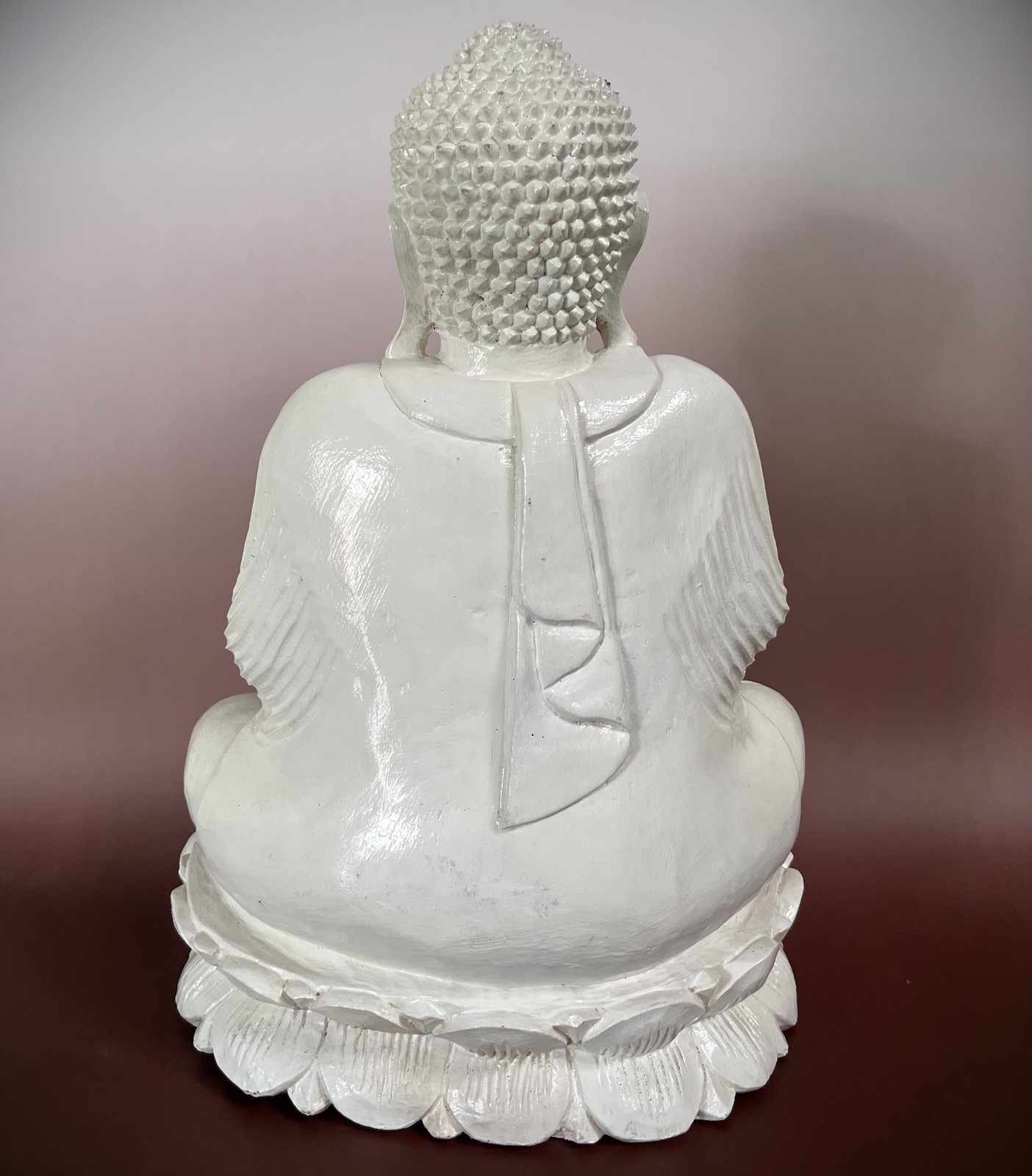 Holz Buddha Figur lehrende Geste 49cm groß