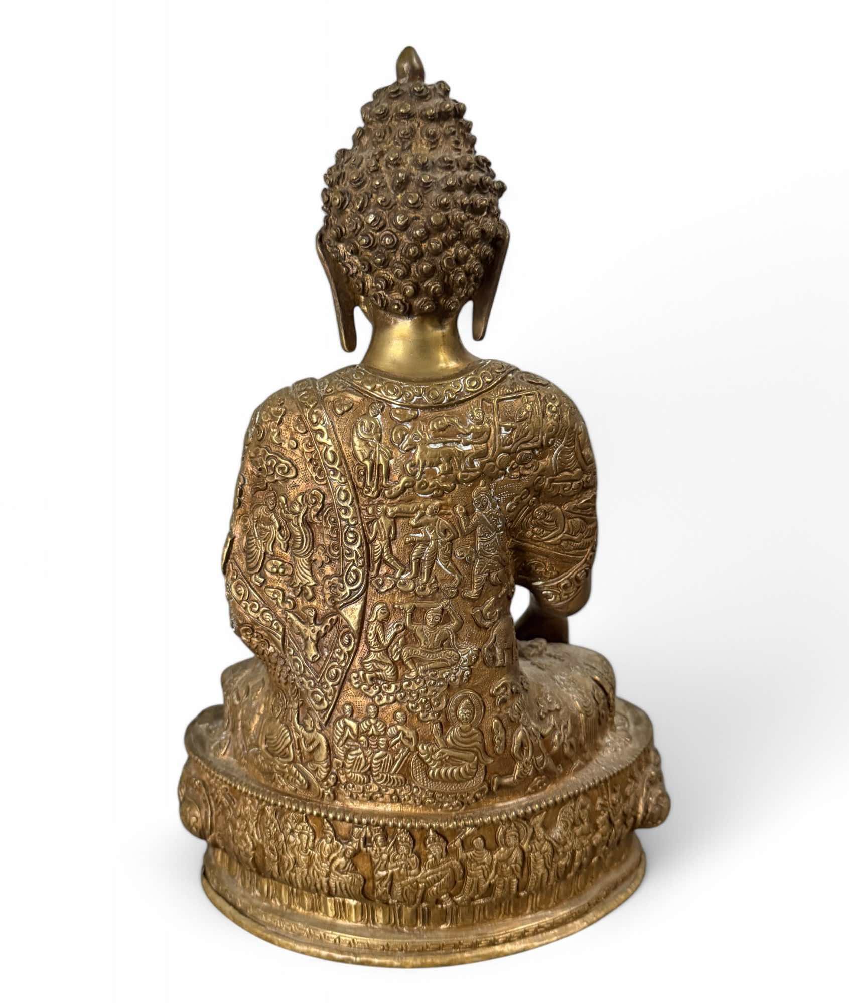 Siddharta Gautama Buddha Figur aus Bronze Nepal / Indien