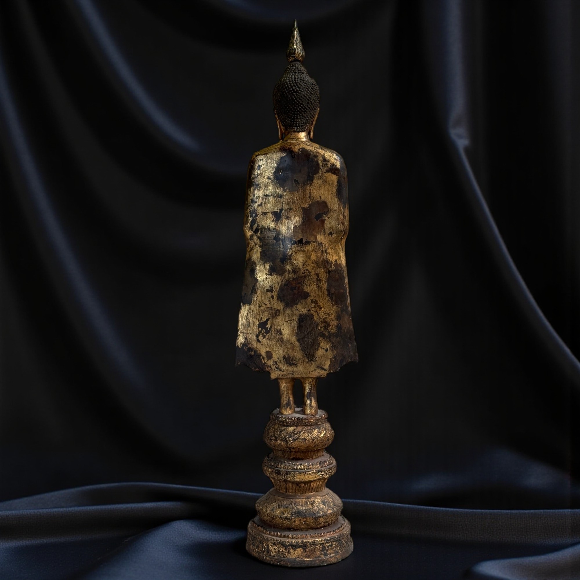 Thailändischer Wochentag Buddha Freitag Bronze Statue 105 cm groß