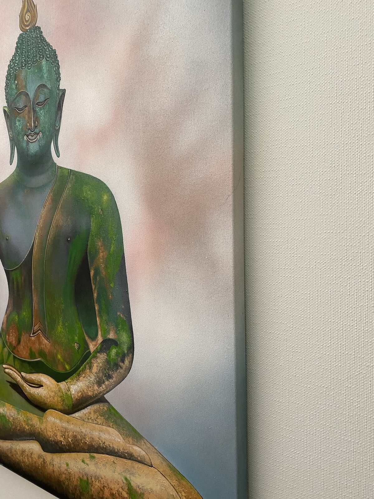 Buddha Gemälde Acrylgemälde Thailand Wandbild