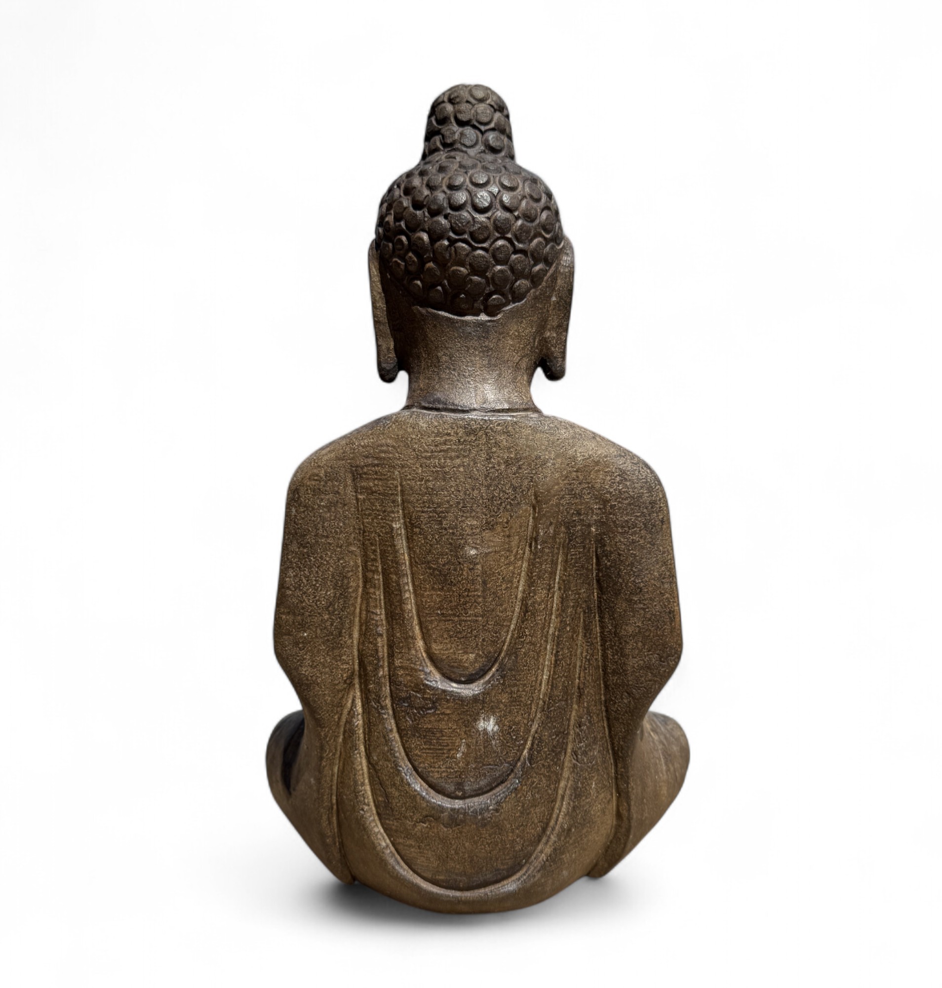 Garten Buddha Statue Naturstein Figur Meditation Geste