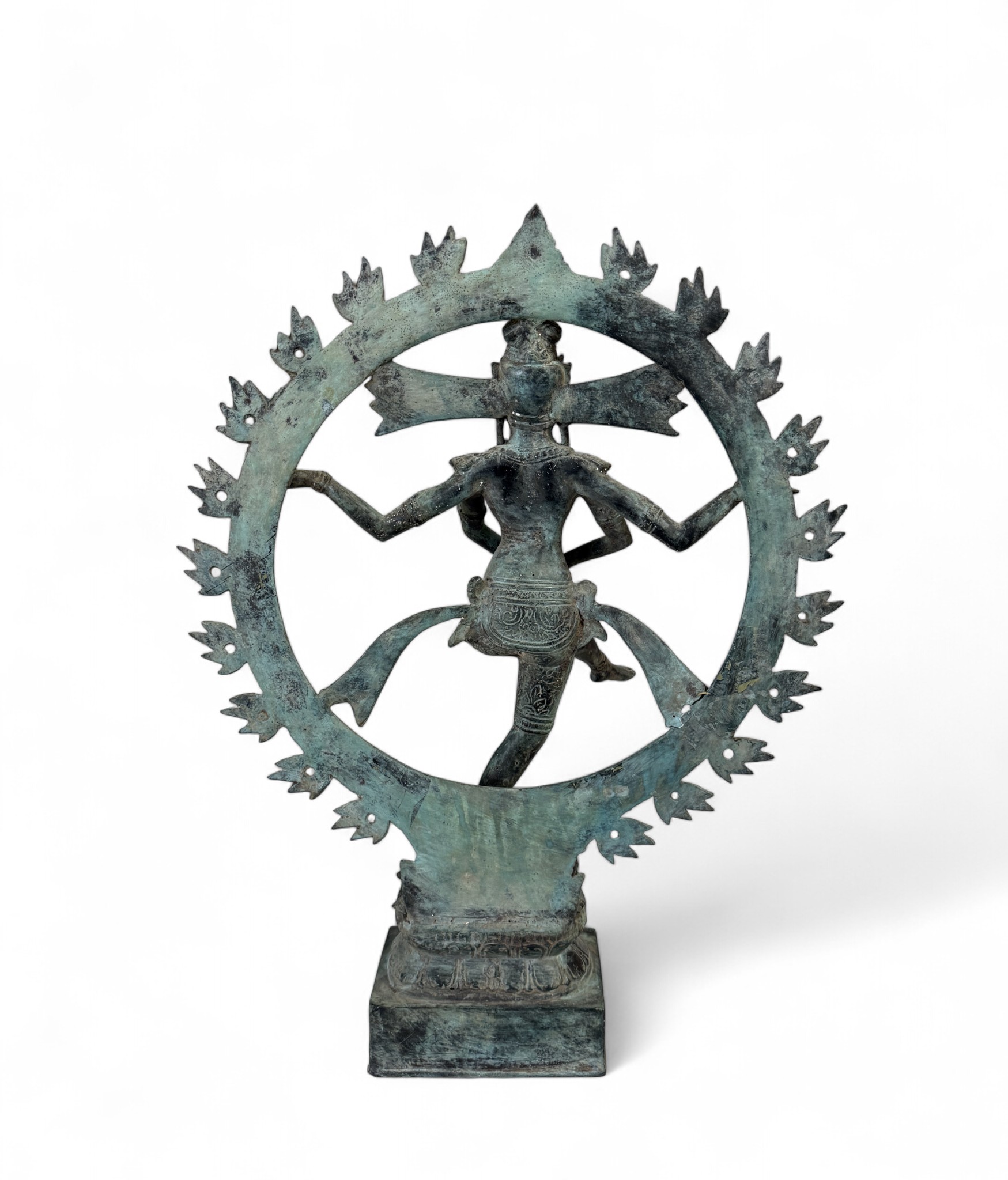 Dancing Shiva Figur Bronze Indonesien Skulptur - alt