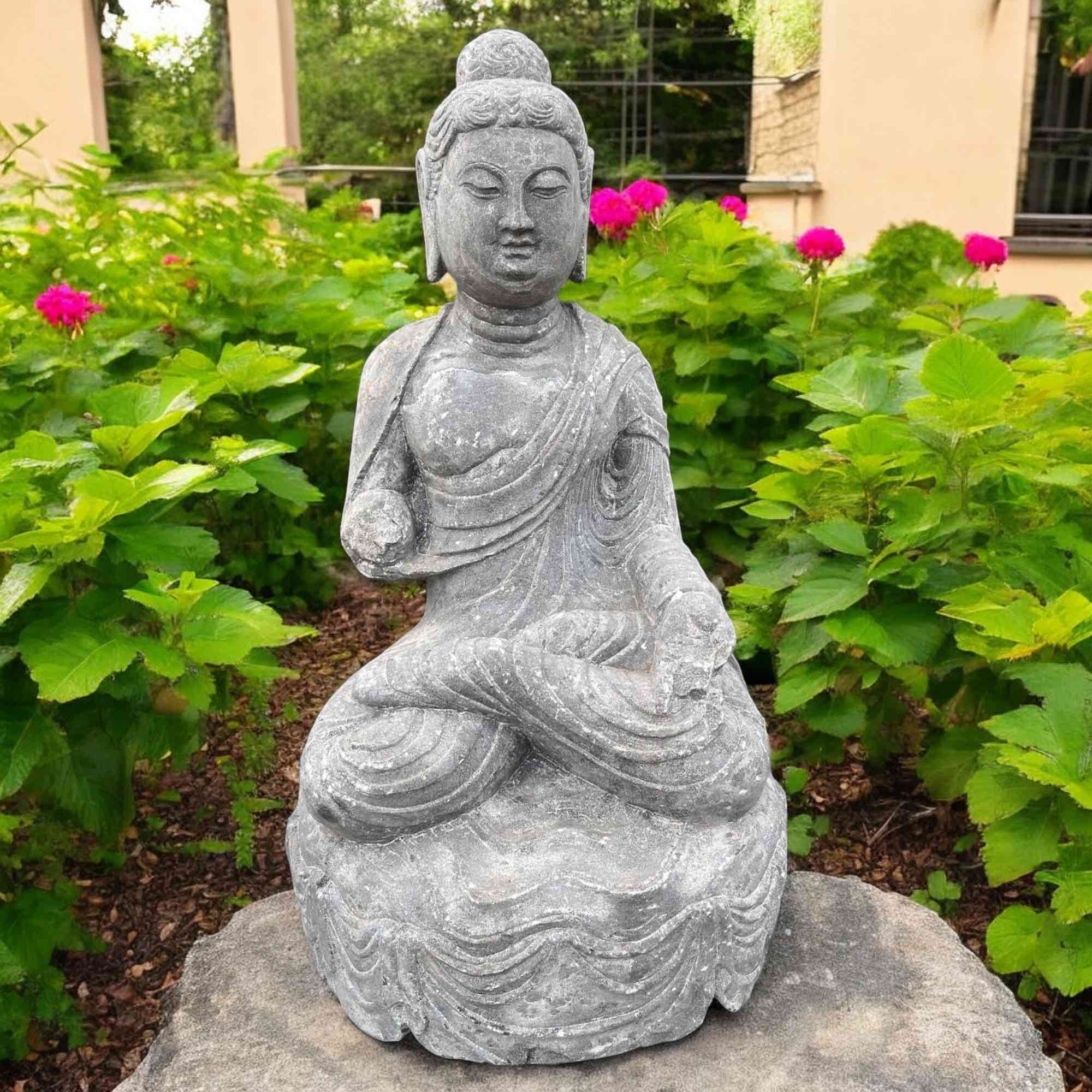 Garten Buddha Figur China Kulturrevolution - 63cm