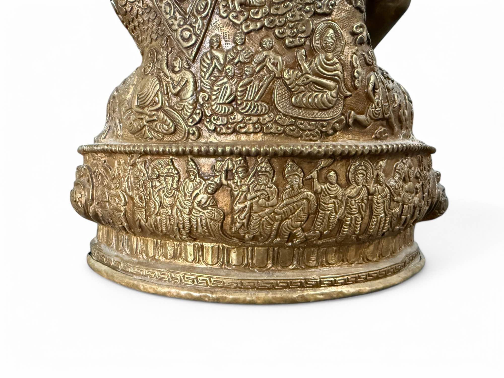 Siddharta Gautama Buddha Figur aus Bronze Nepal / Indien
