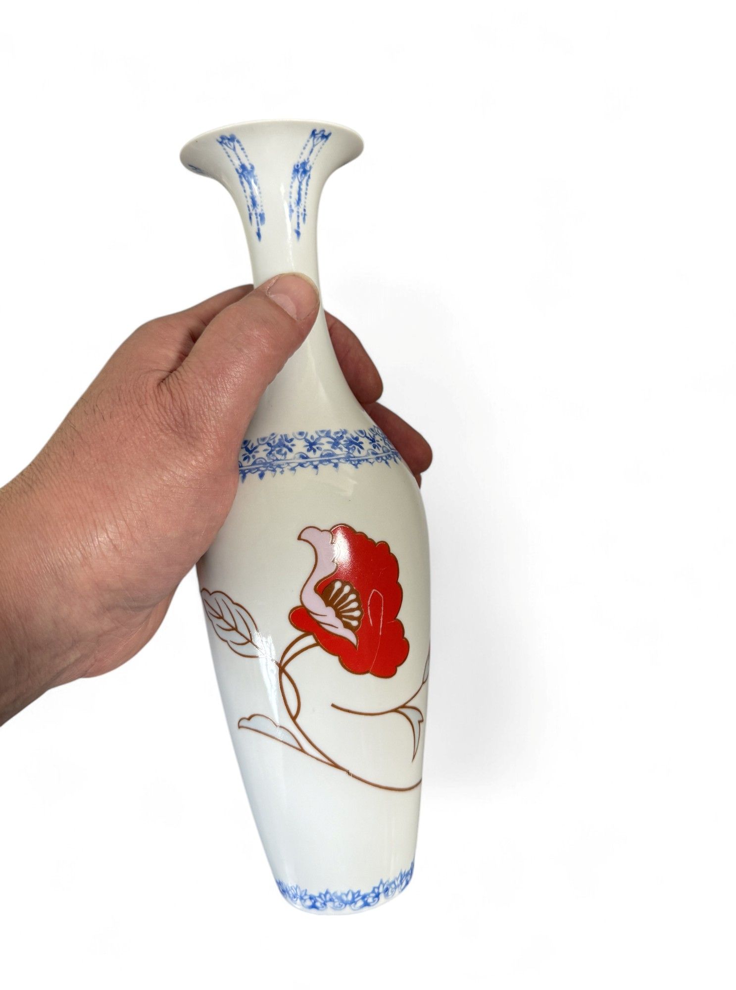 China Vase aus Eierschalenporzellan (26 cm)