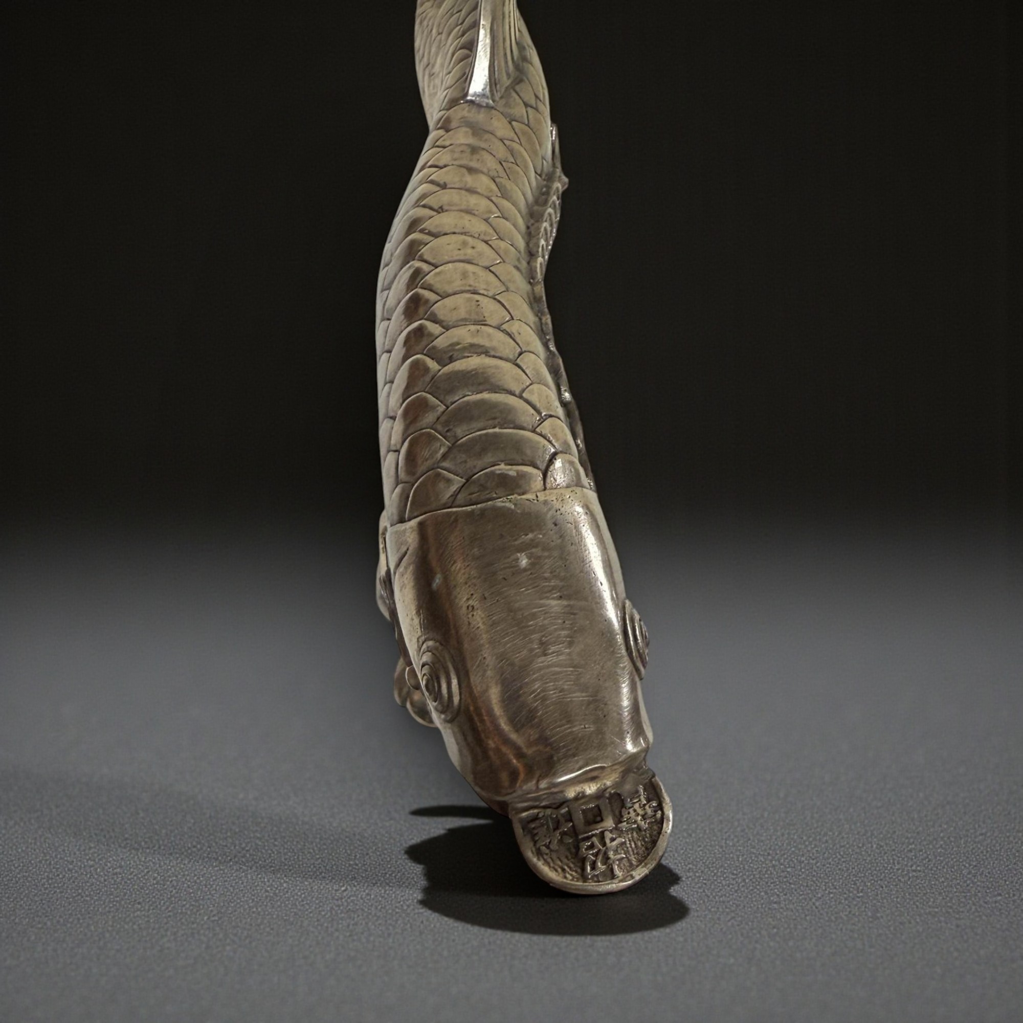 Koifisch Bronze Skulptur Reichtumssymbol China