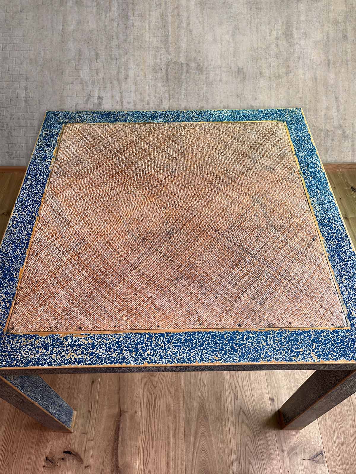 China Esstisch Ulmenholz Blau - Vintage