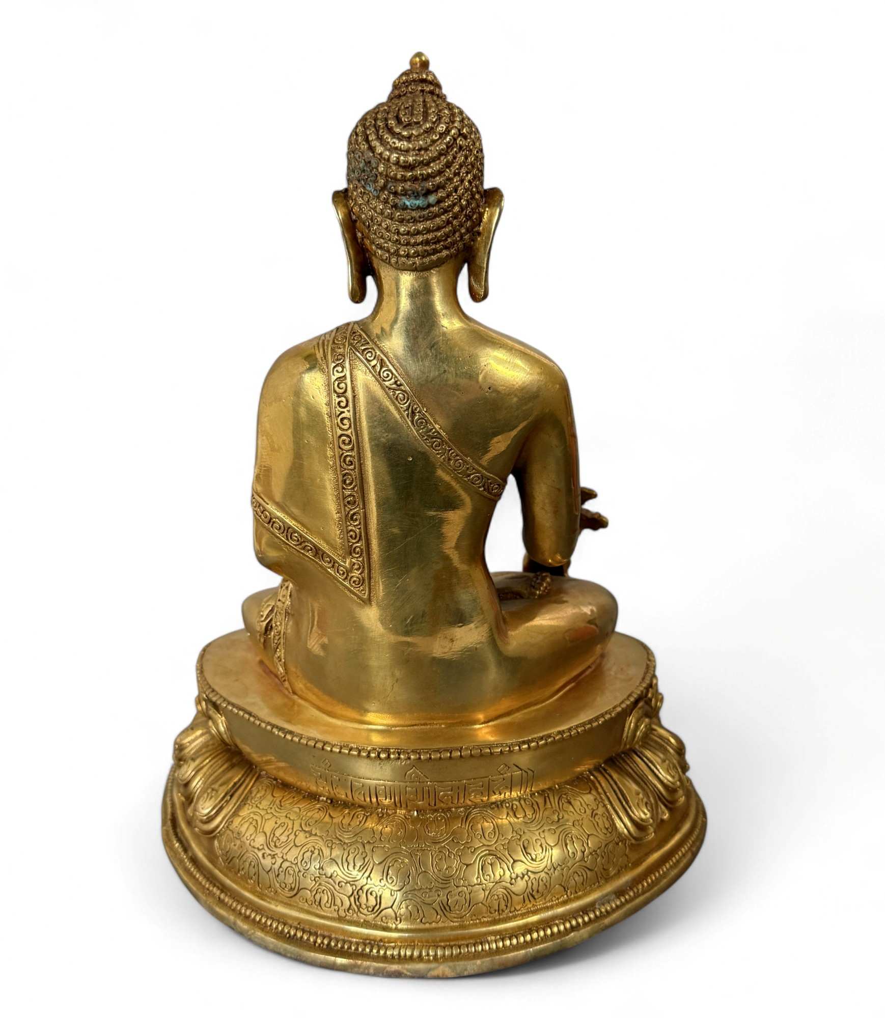 Medizin Buddha Figur Bronze Tibet China - 28,5 cm groß