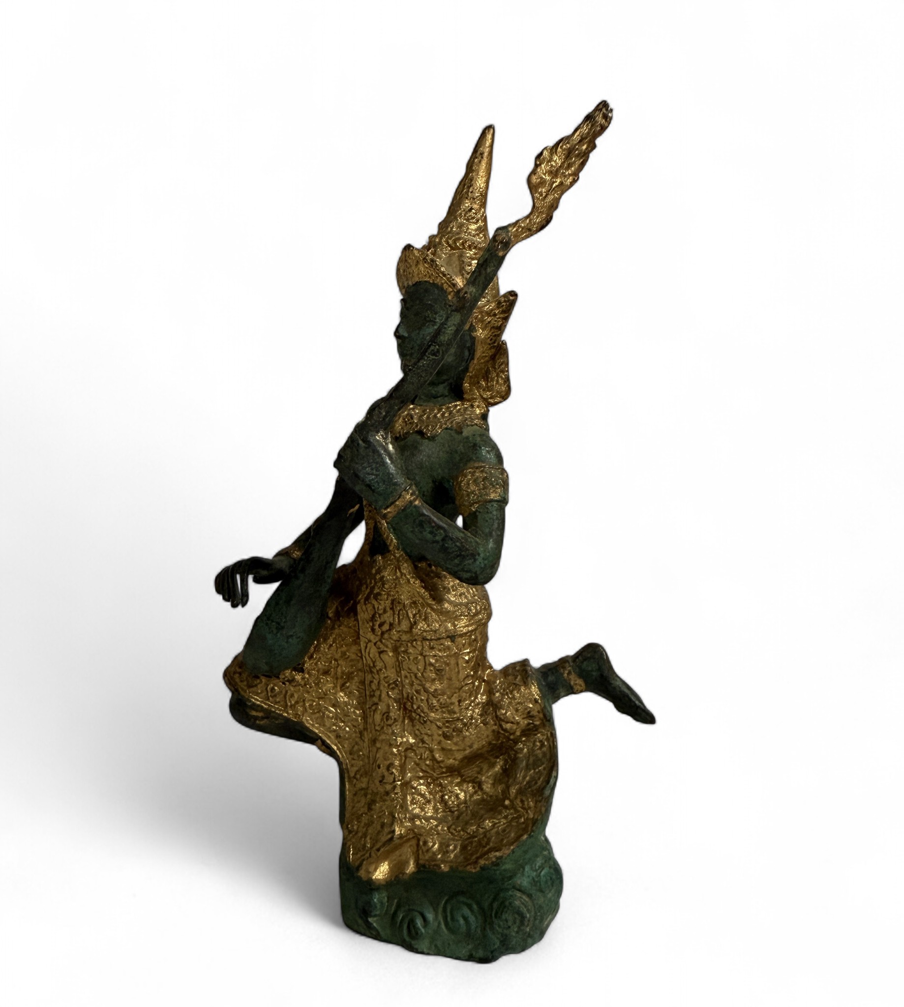 Tempelwächter Thailand Teppanom Bronze Figur