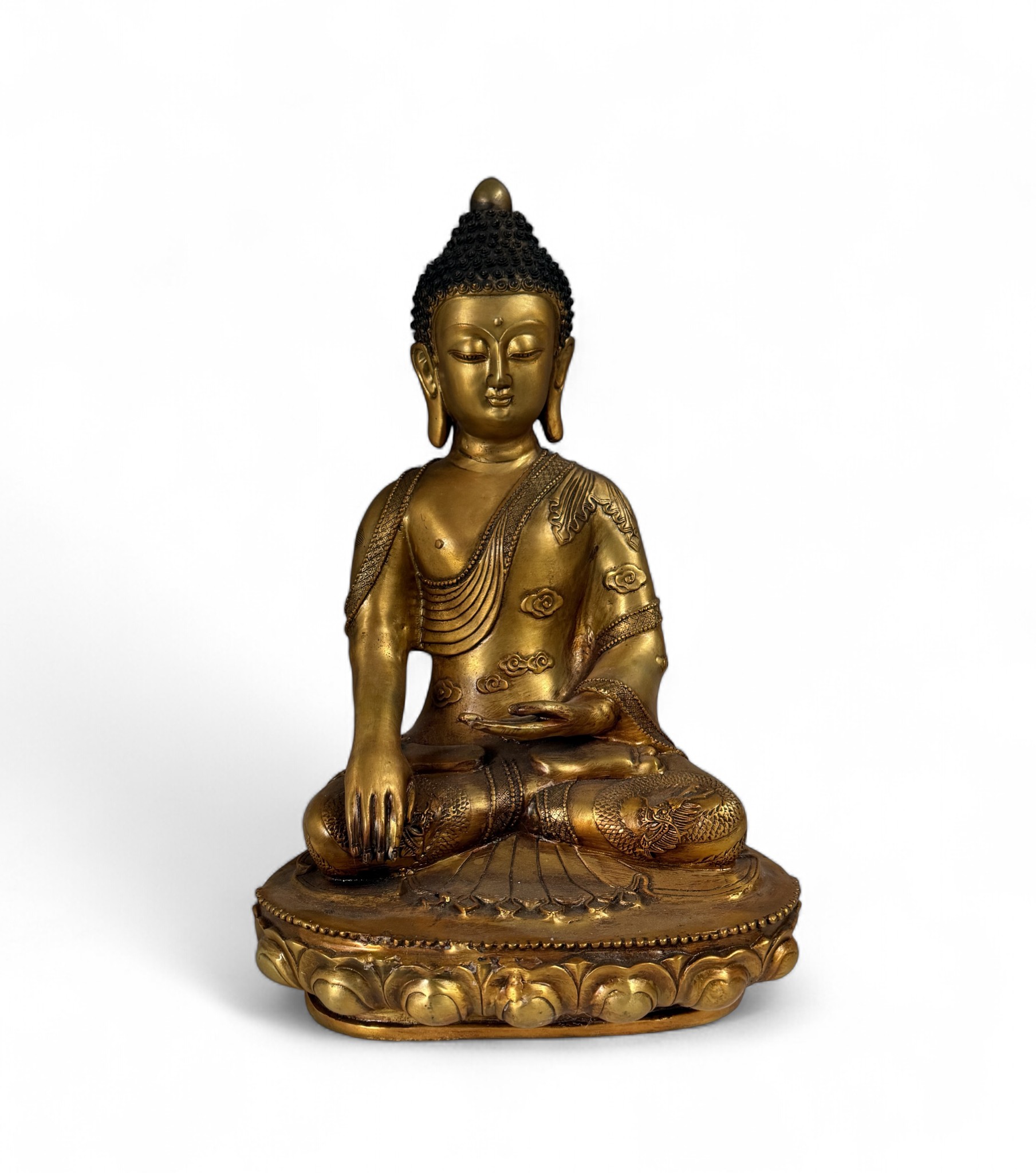 Bronze Buddha Figur Siddharta Gautama