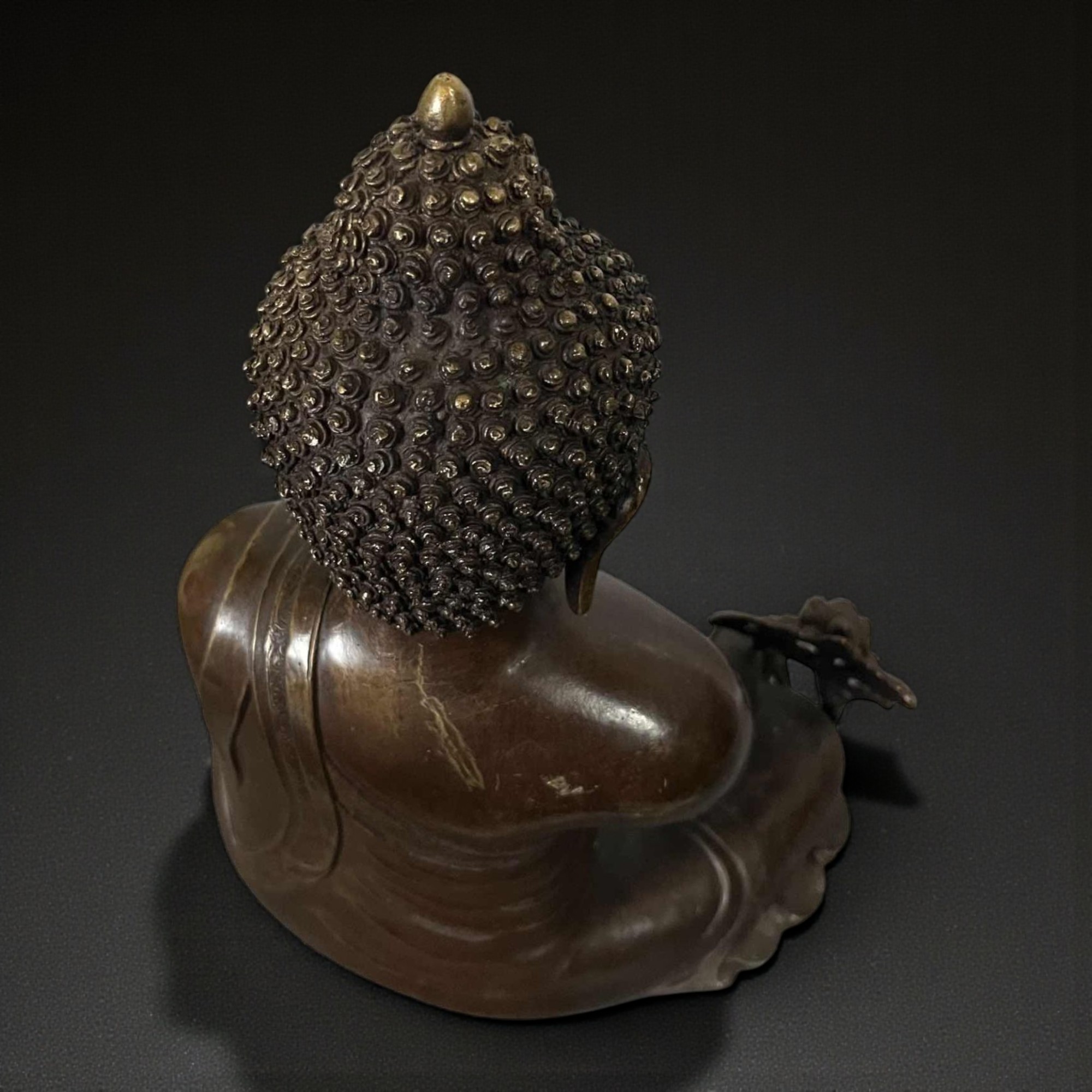 Medizin Buddha Figur Bronze Nepal Skulptur 36 cm groß