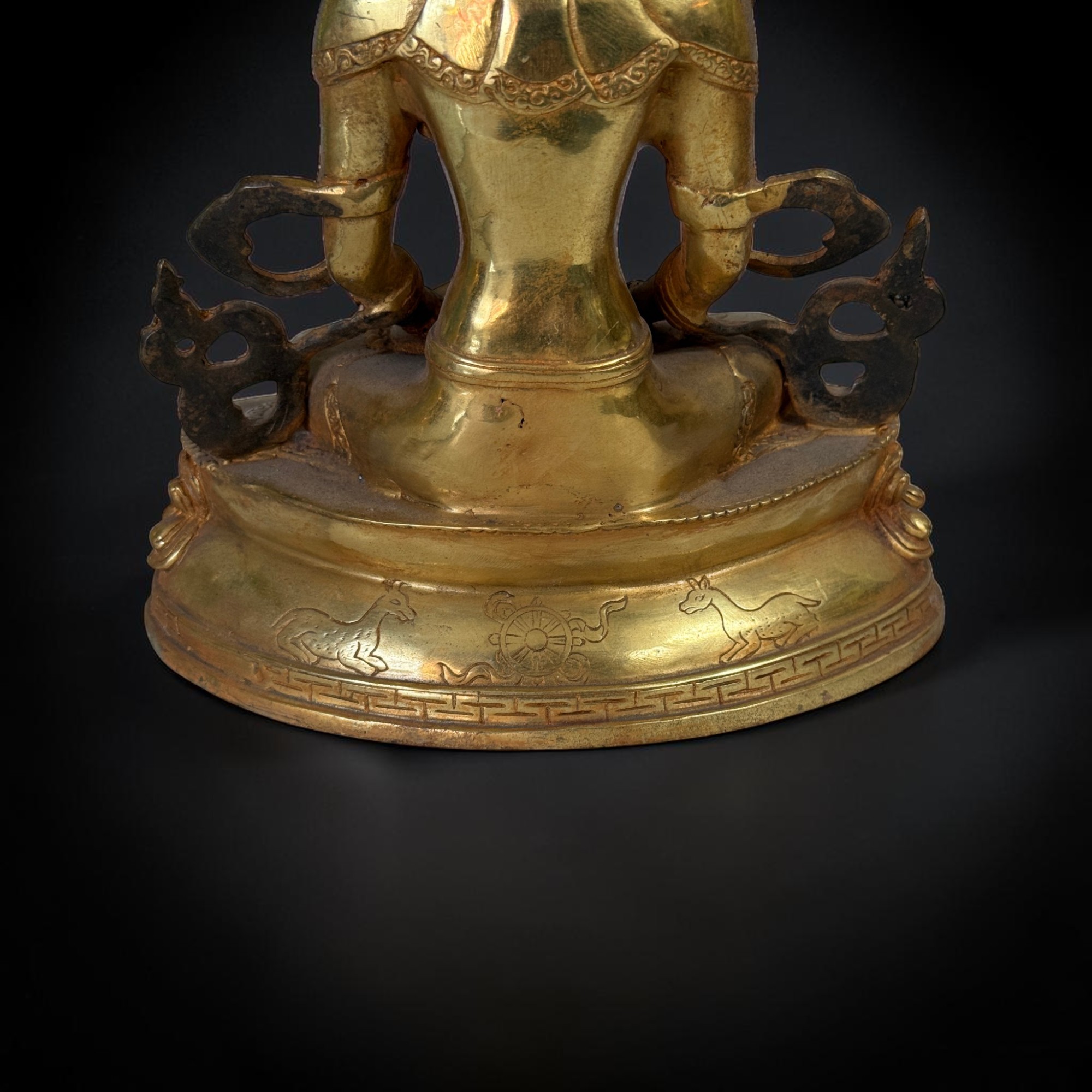 Amitayus Buddha Bronze Skulptur – Tibet/Sichuan