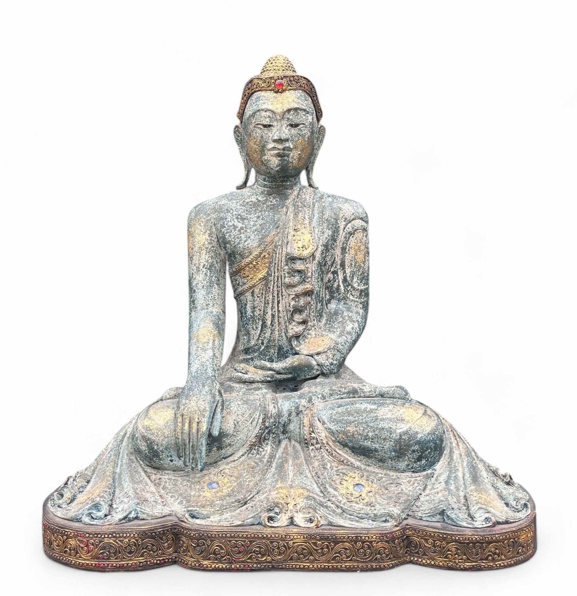Holz Buddha Figur aus Thailand - 85cm groß